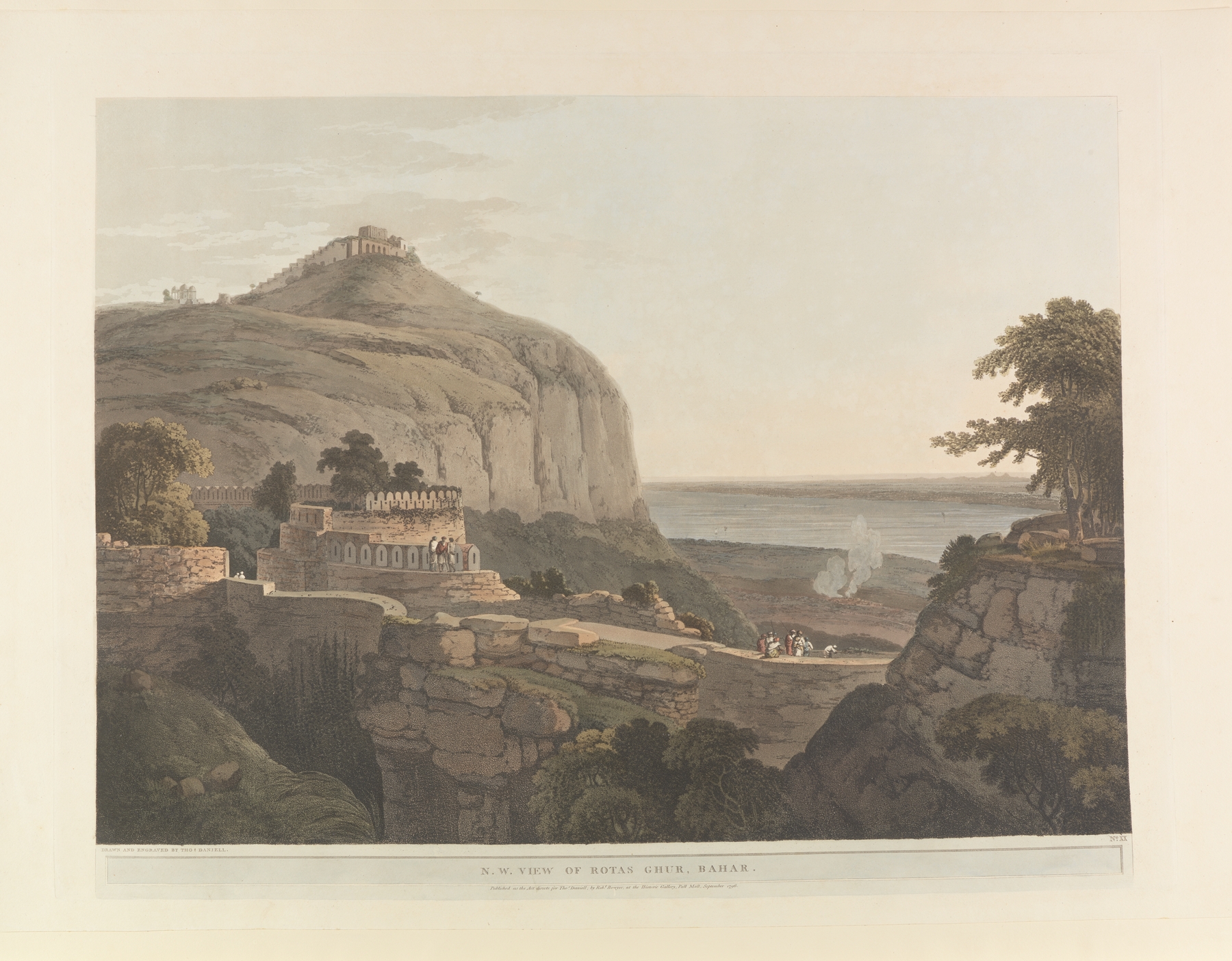 Oriental scenery Pl.20, by Thomas Daniell, public domain