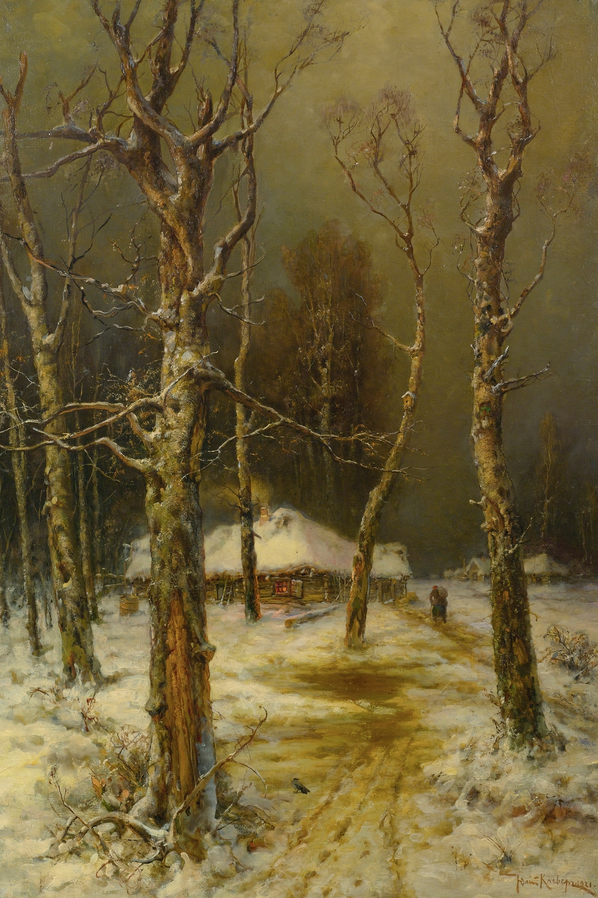 Winter In Russia, by Julius Sergius Klever, public domain