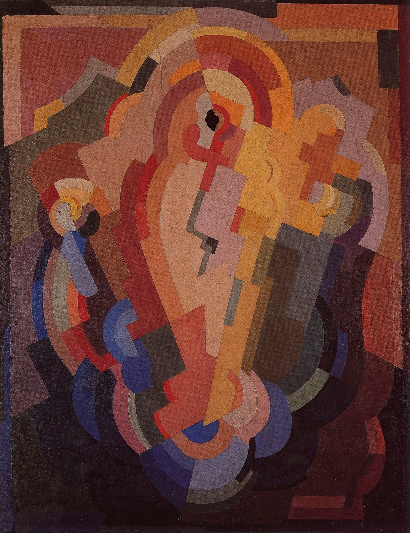 Abstract Composition, by Mainie Jellett, public domain