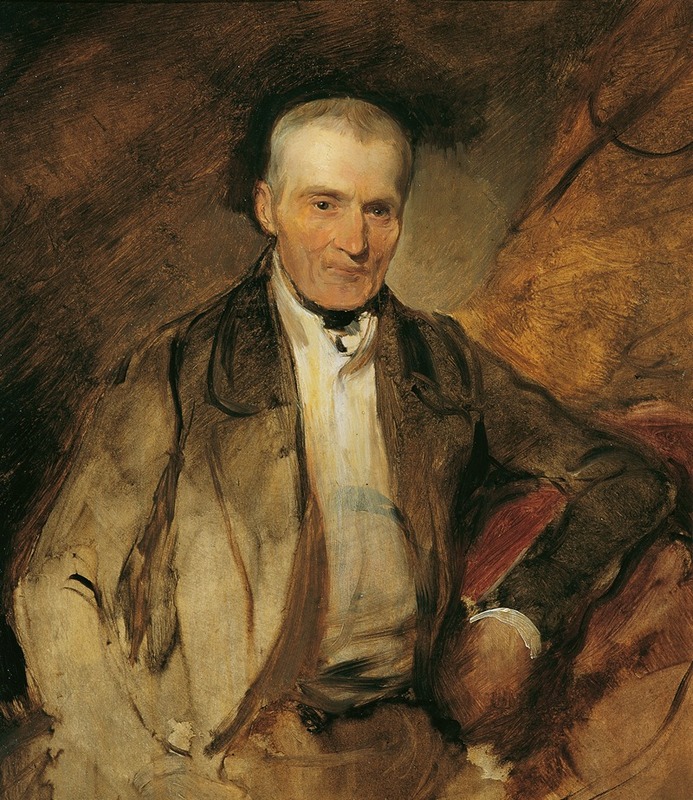 Portrait of Georg Raab's father by August von Pettenkofen.
