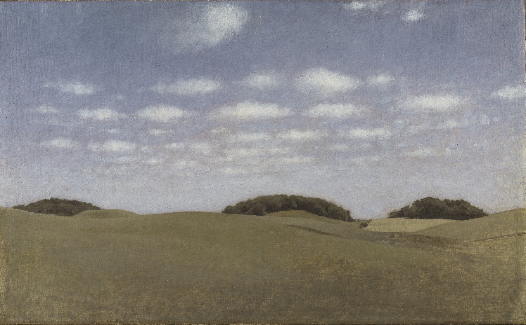 Landscape, From Lejre, by Vilhelm Hammershøi, public domain