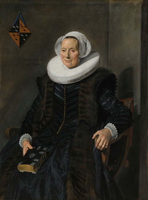Frans Hals' 'Portrait of Maritge Claesdr Vooght' captures a woman in a detailed and expressive manner.