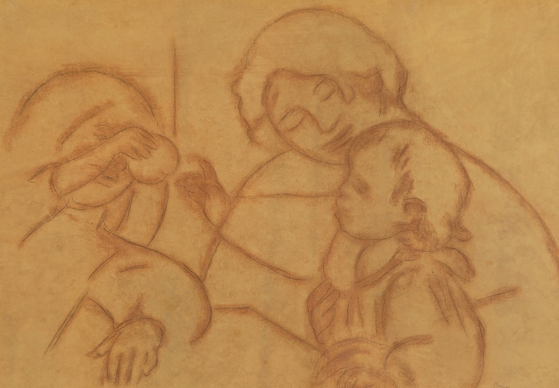 Renoir's 'Gabrielle, Jean et une petite fille' captures a tender family moment.