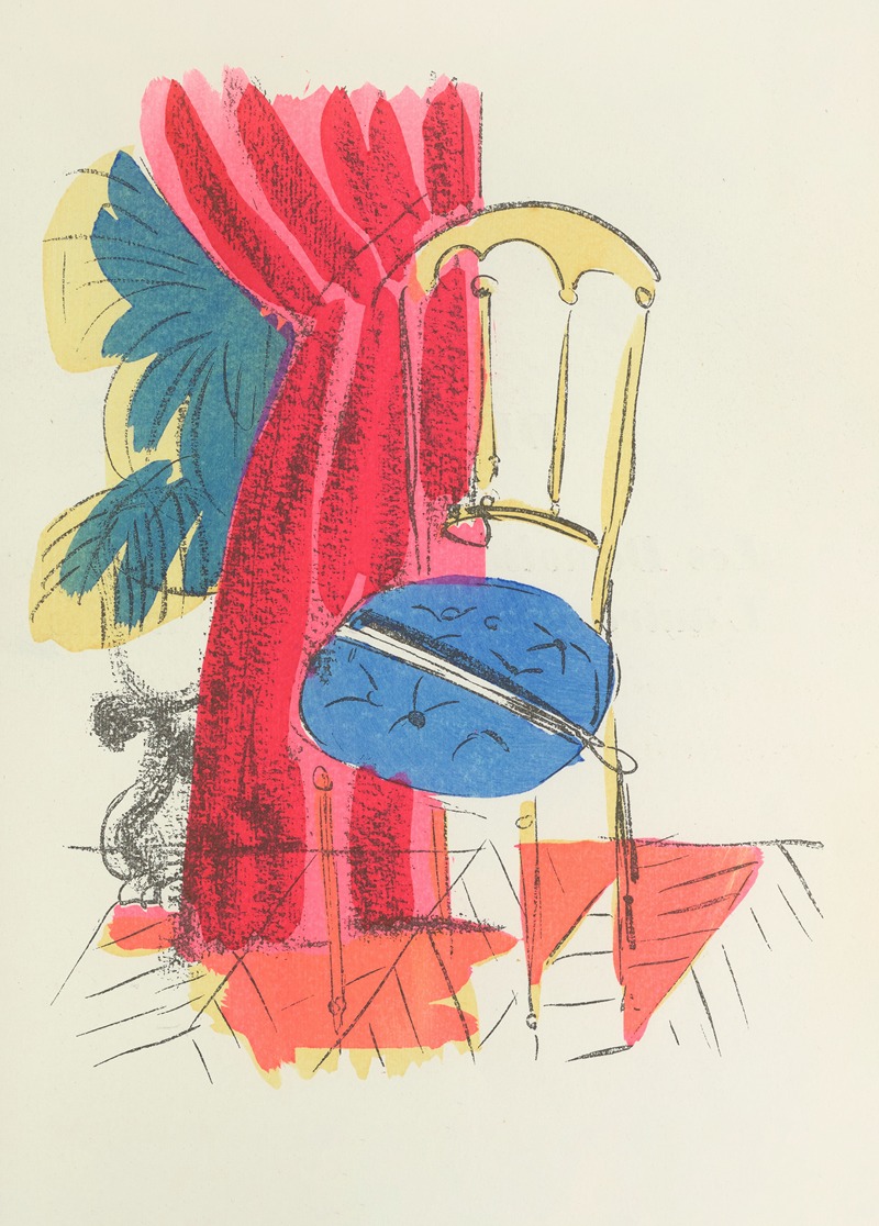A vibrant painting by Raoul Dufy showcasing bold colors and lively forms.
