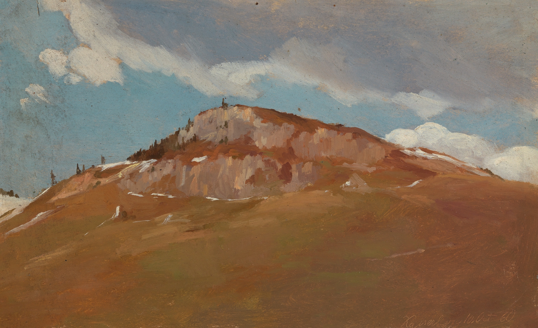 Der Kaiserberg bei Bernau, by Eugen Bracht, public domain