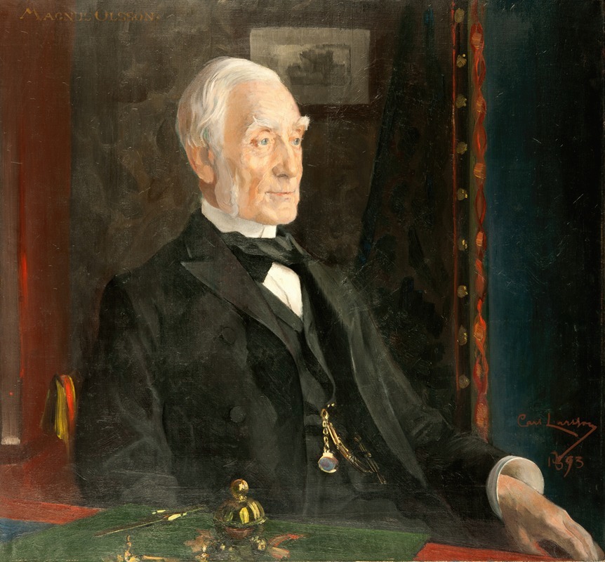 A portrait of Magnus Olsson by Carl Larsson.