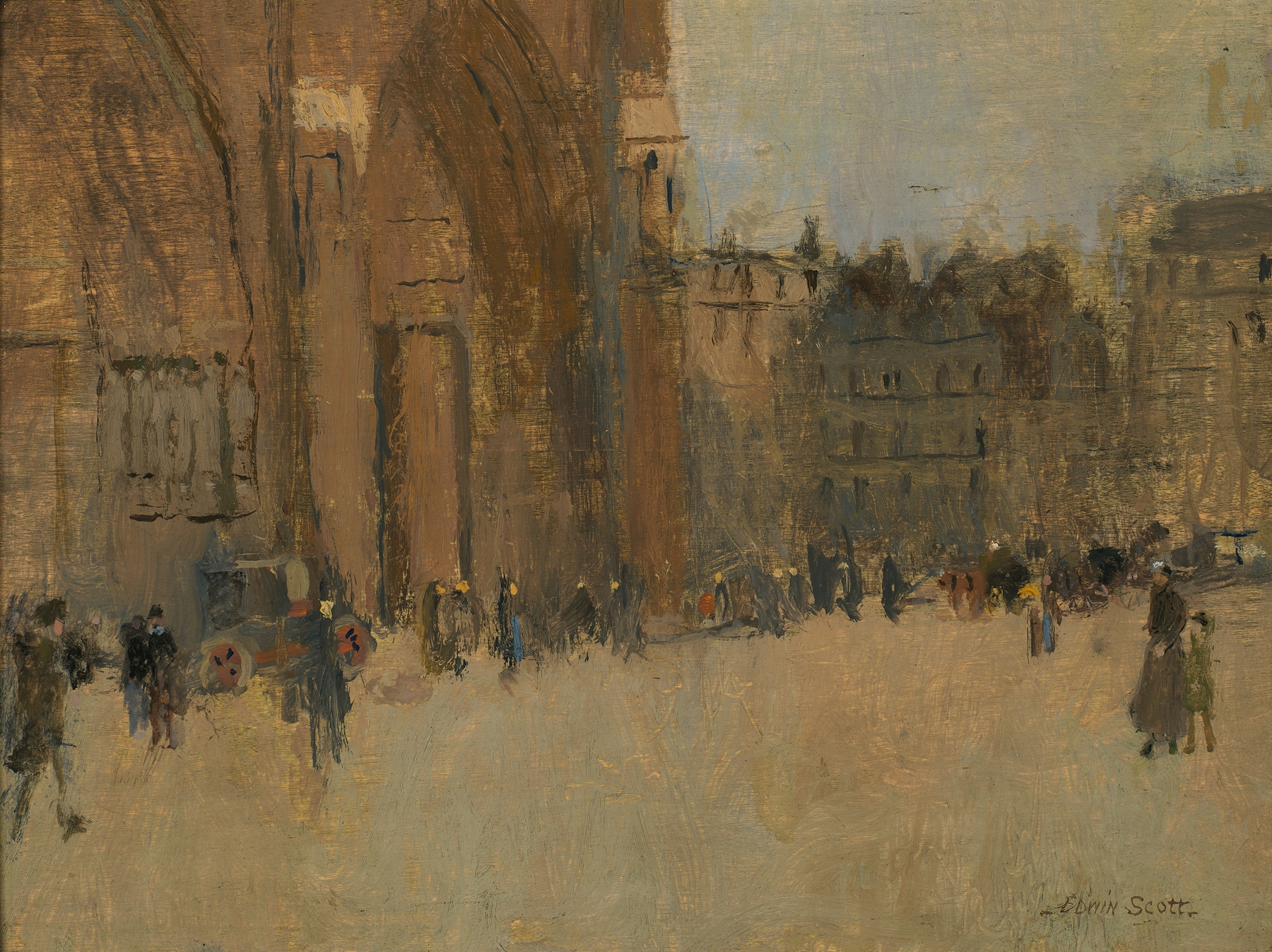 Notre Dame no. III, by Frank Edwin Scott, public domain