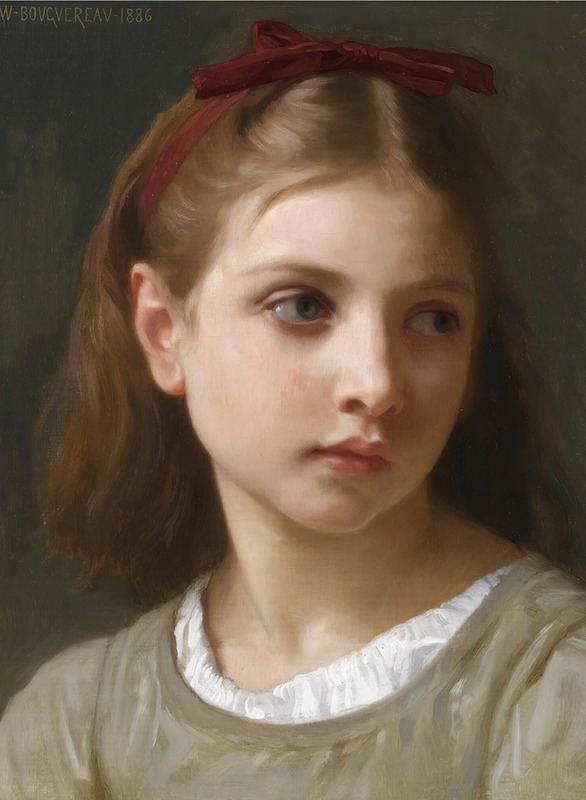 Une petite fille by William Bouguereau