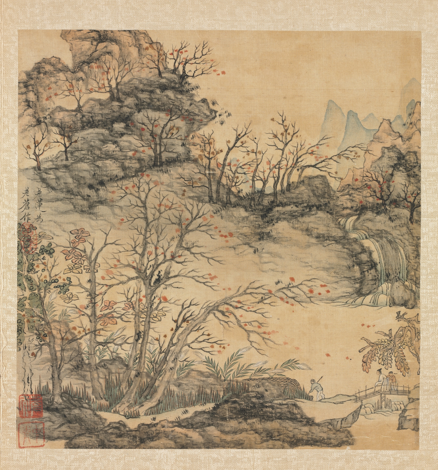 Autumn Landscape, by Chen Hongshou, public domain