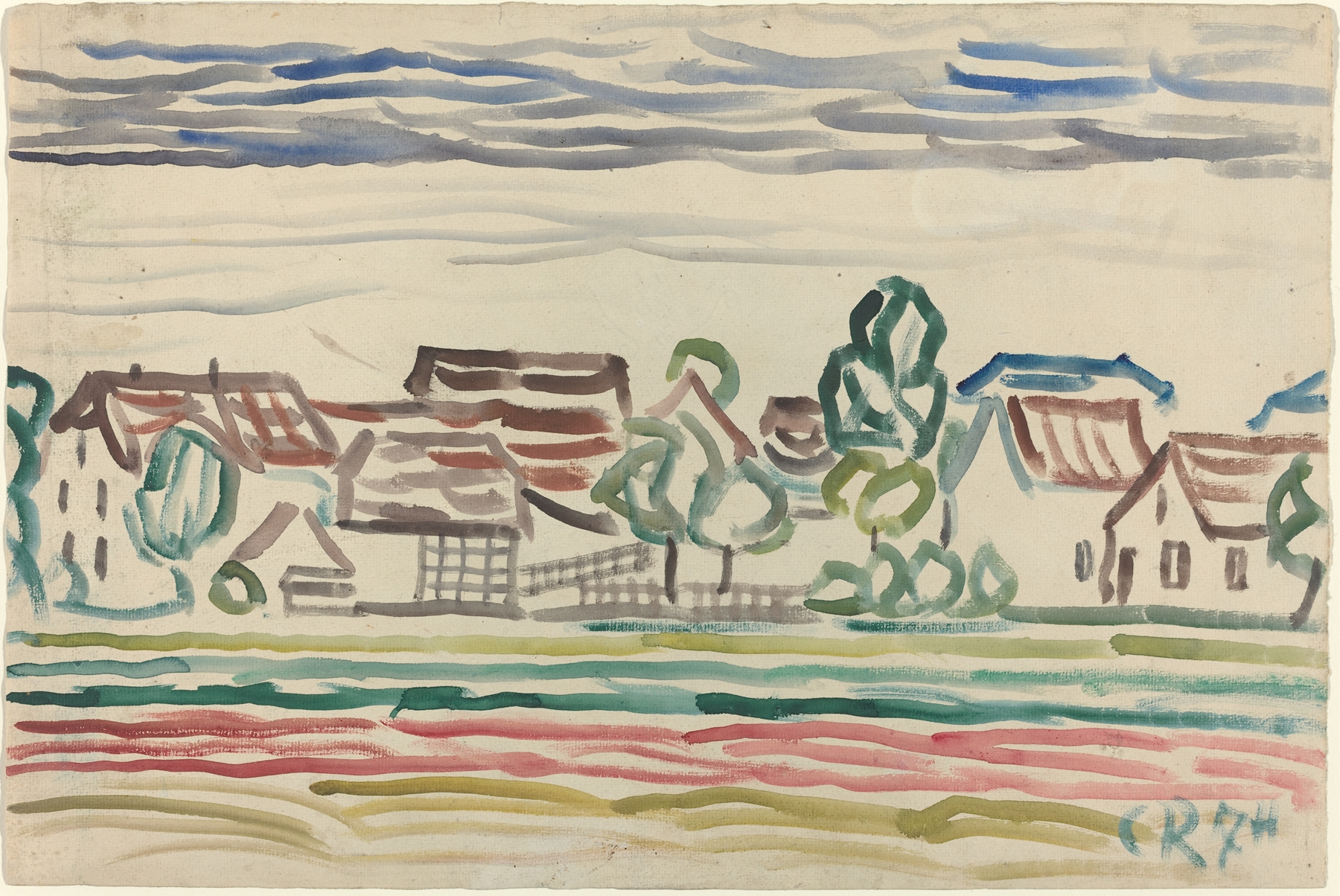 Landscape, by Christian Rohlfs, public domain