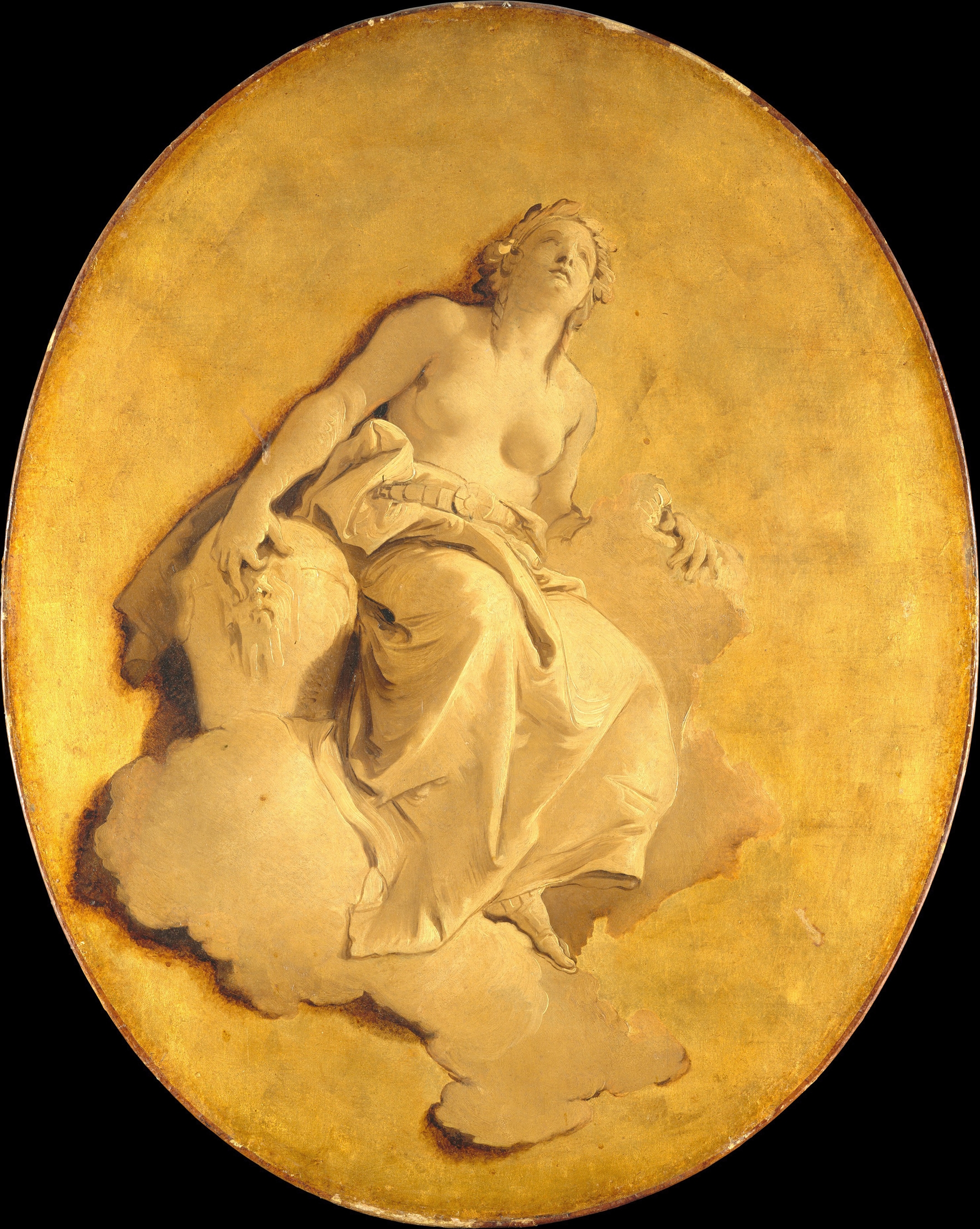 A Female Allegorical Figure, by Giovanni Battista Tiepolo, public domain