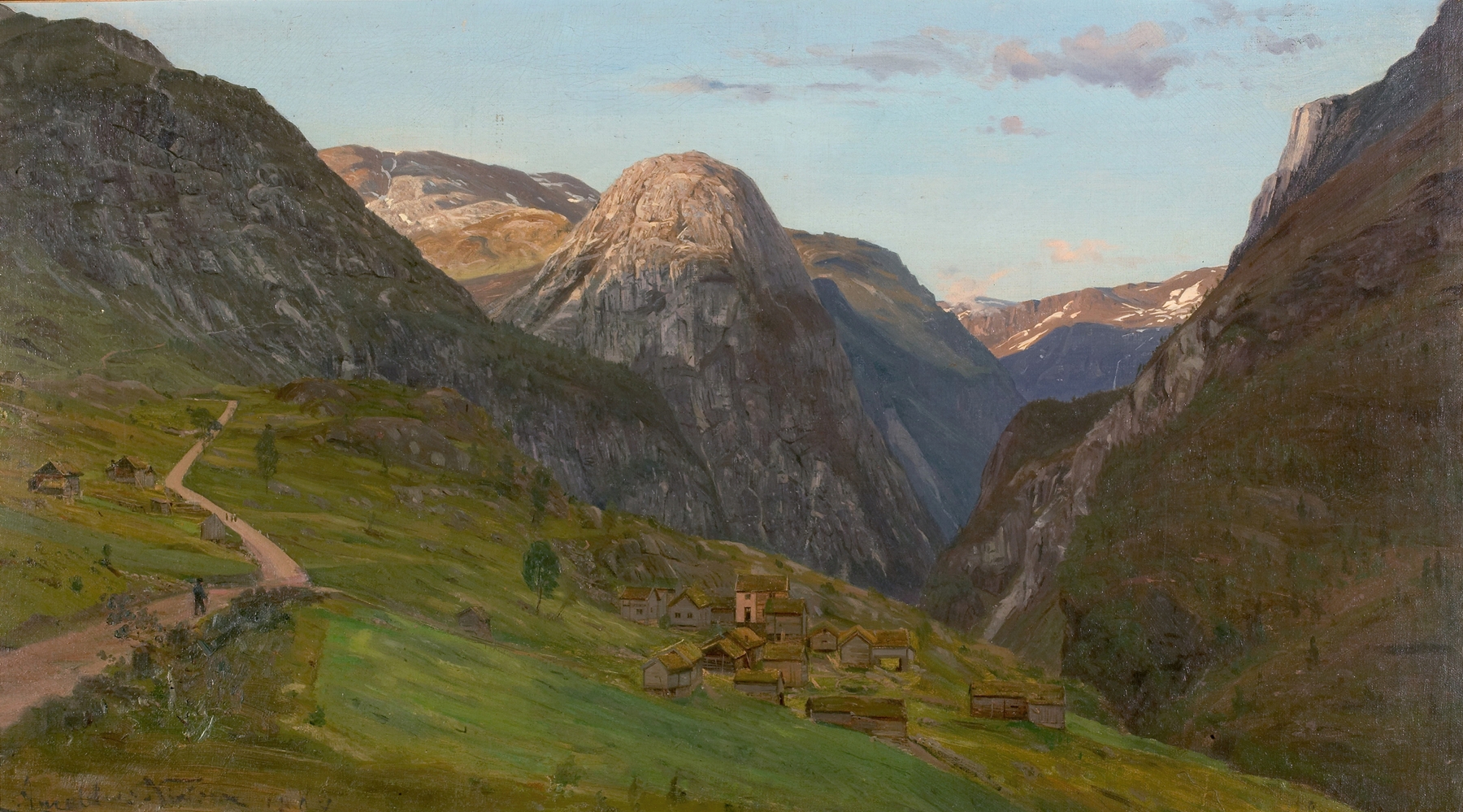 Fra Stalheim, by Amaldus Nielsen, public domain