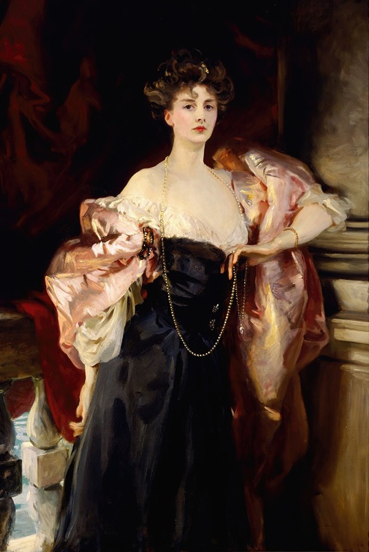 A portrait of Helen Vincent, Viscountess D’Abernon, by John Singer Sargent.