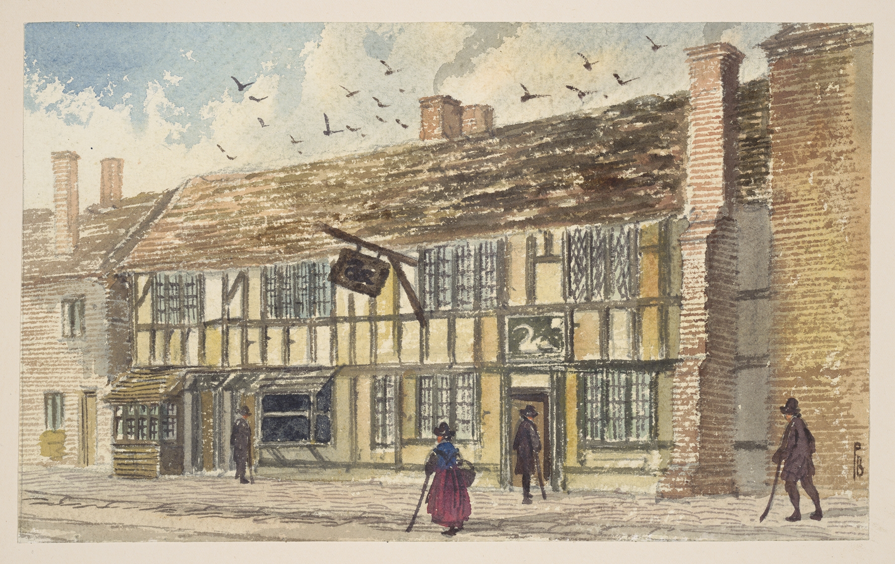 Haunts of Shakespeare Pl.01, by Paul Braddon, public domain