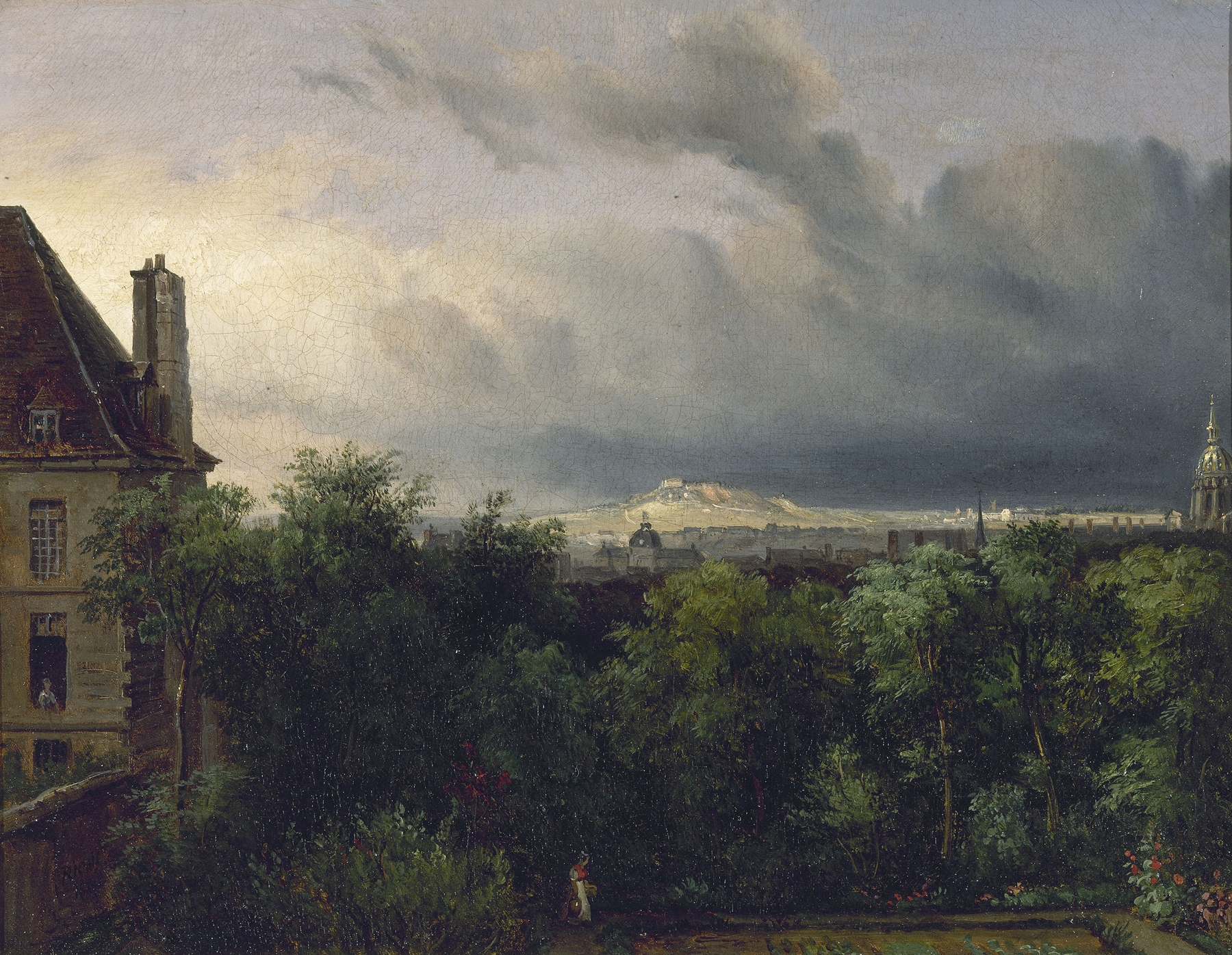 Vue de Paris, prise de Montparnasse by François-Edme Ricois, landscape artwork