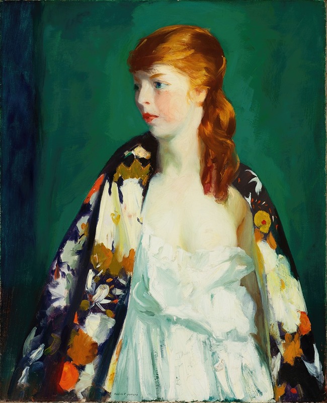 Portrait of Edna by Robert Henri, showcasing a young woman in a thoughtful pose.