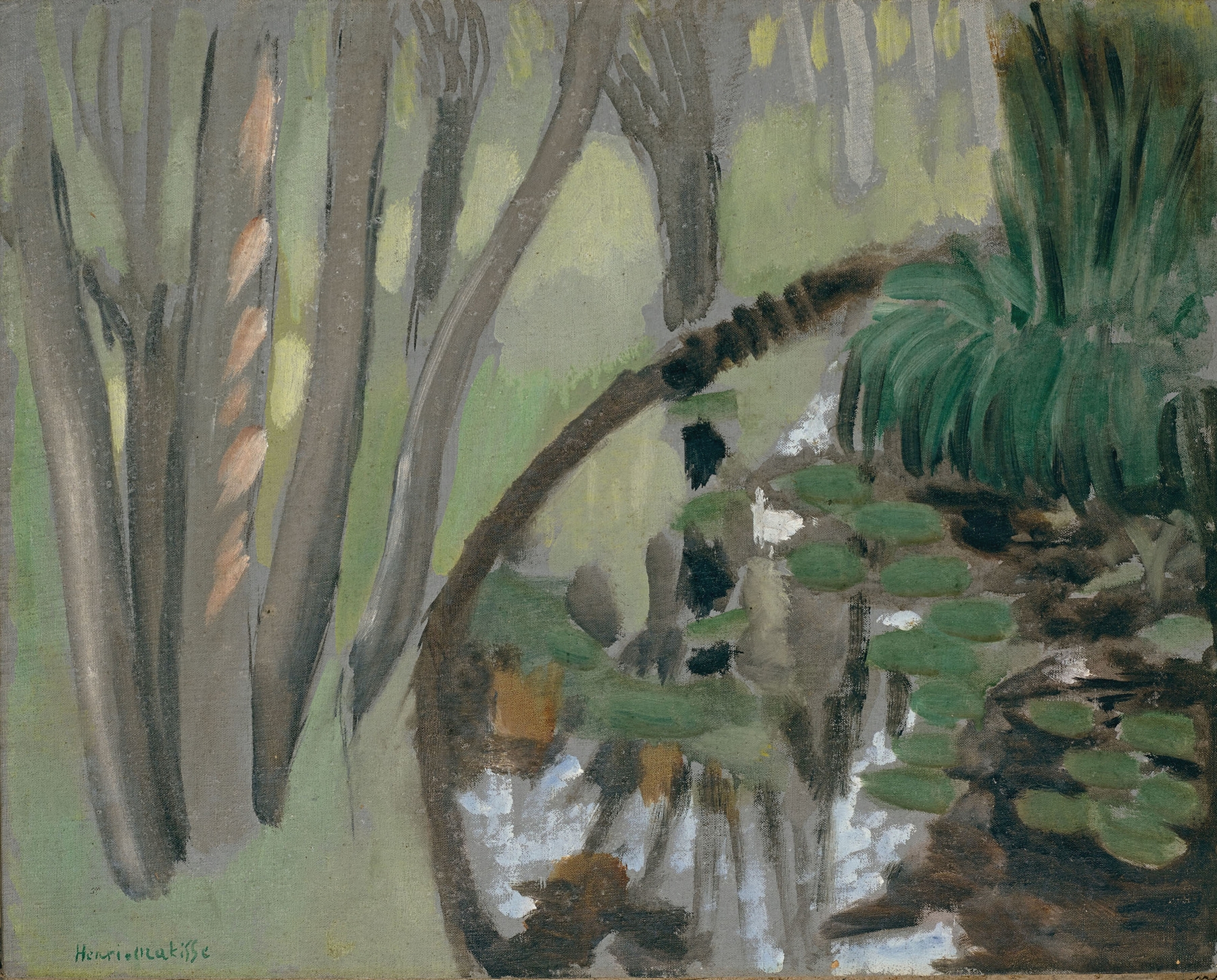 Le ruisseau, Maintenon, by Henri Matisse, public domain