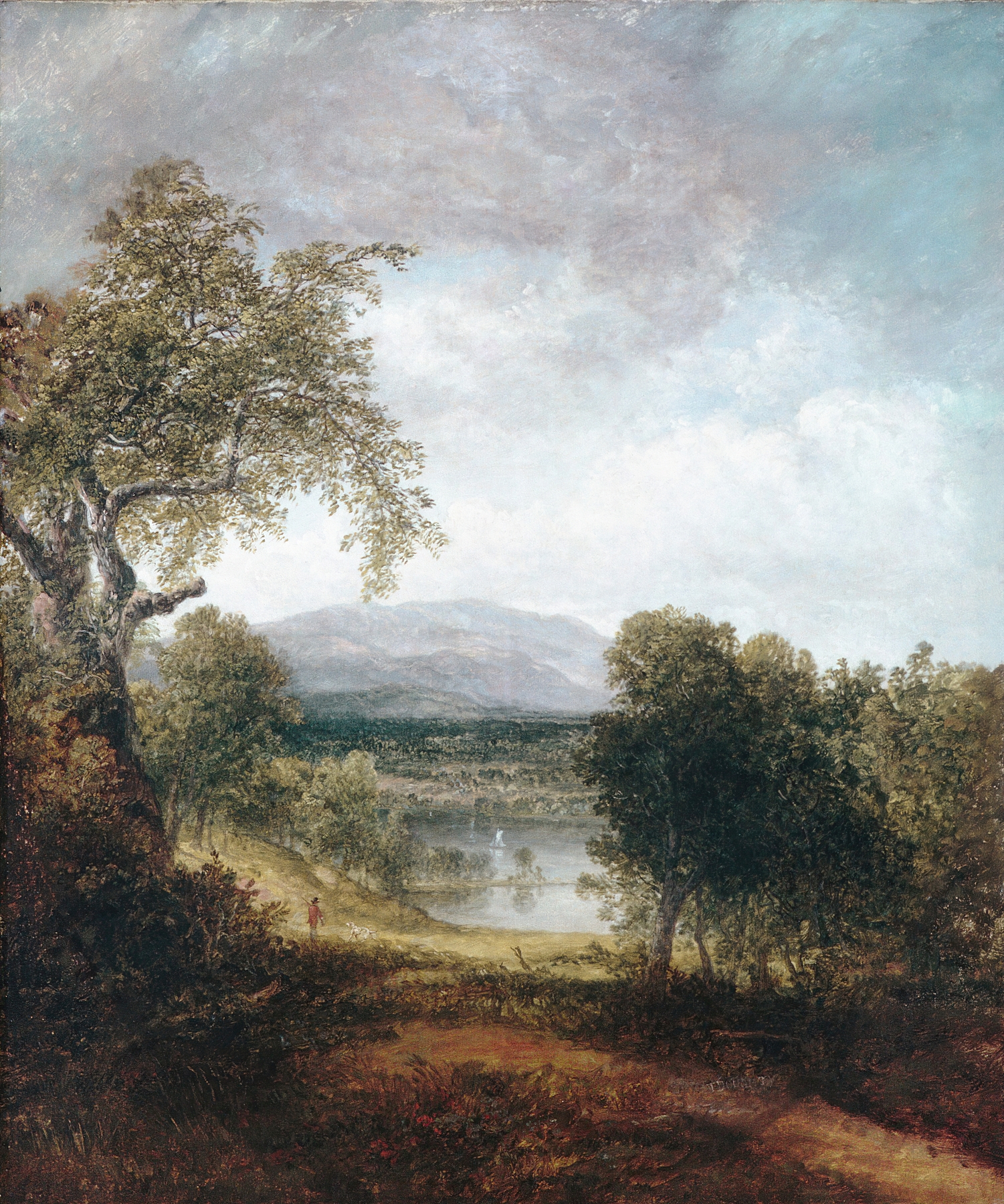 A River Glimpse, by Thomas Doughty, public domain