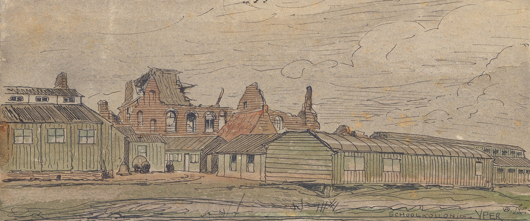 Ypres Remember, by Alfred Ost, public domain