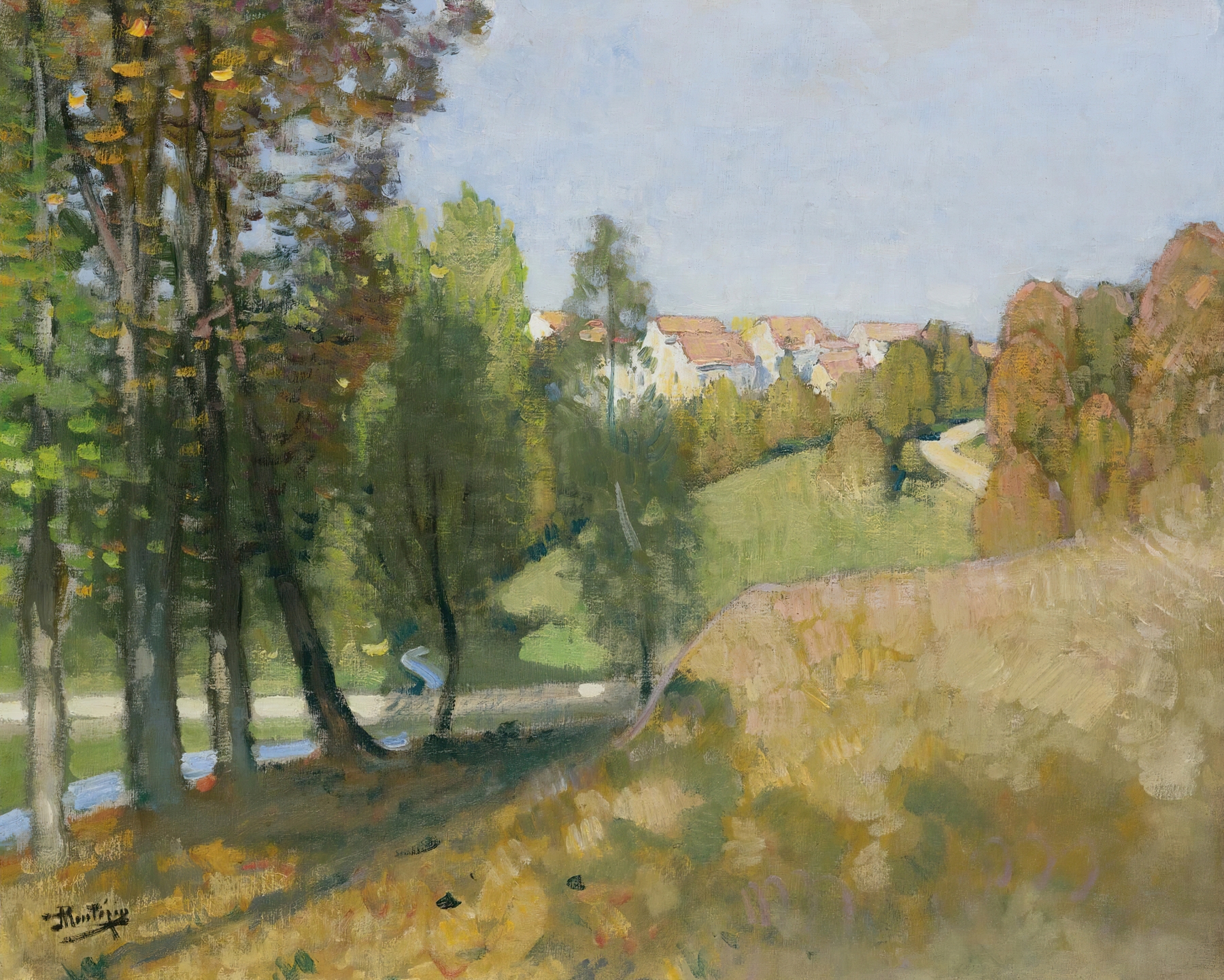 Automne, by Pierre-Eugène Montézin, public domain