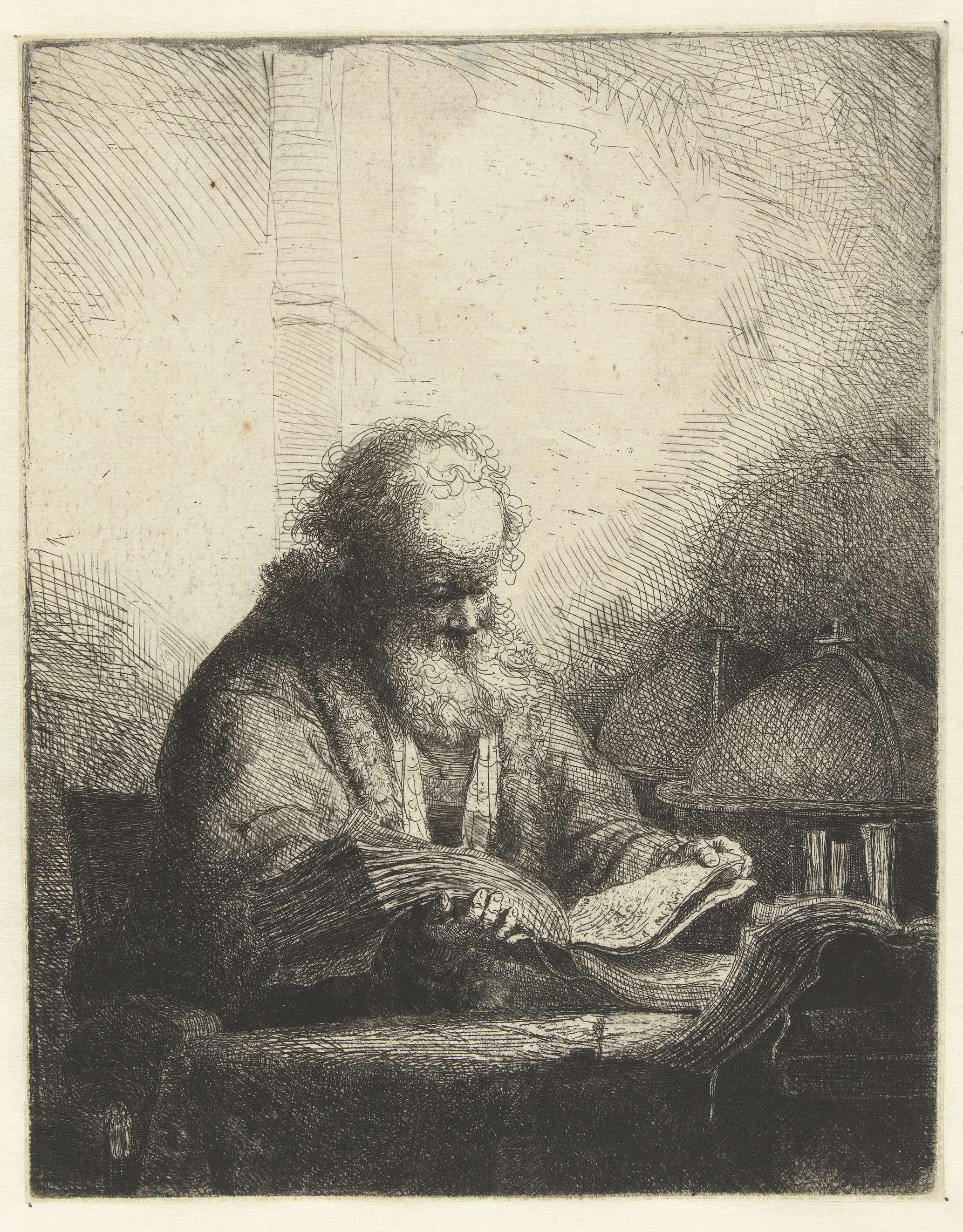 Filosoof, by Ferdinand Bol, public domain