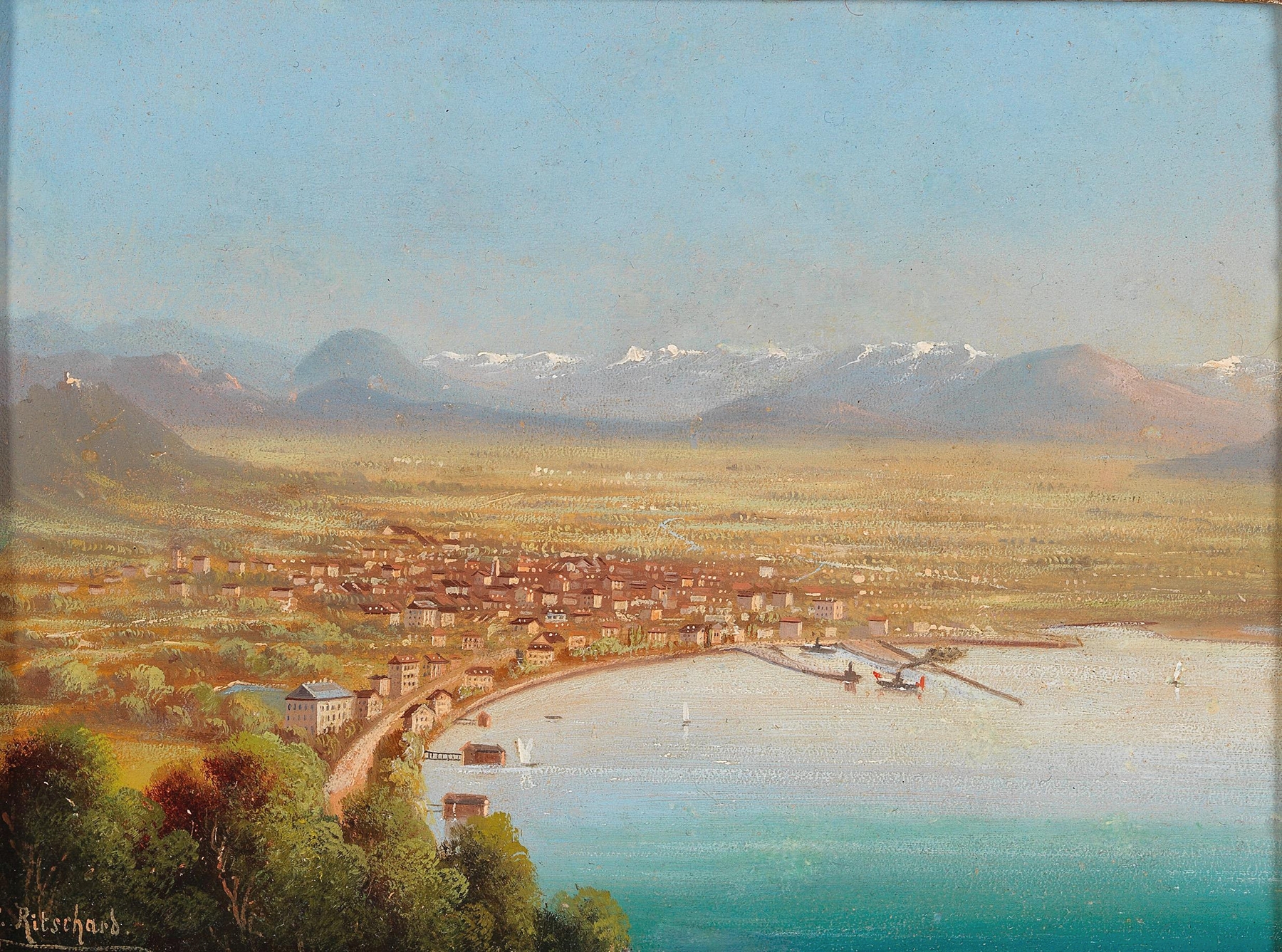 Blick auf Bregenz, by Hubert Sattler, public domain