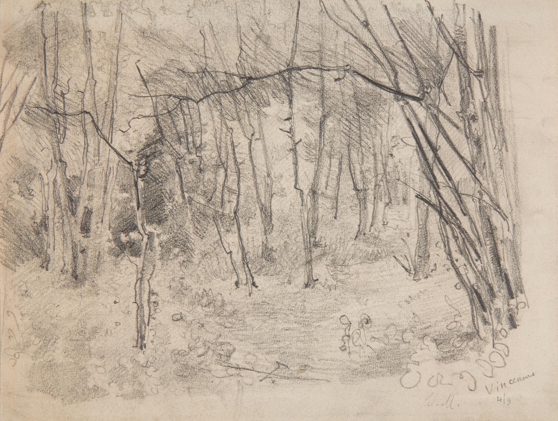 Vincennes Forest by Józef Mehoffer, featuring dappled light and greenery.
