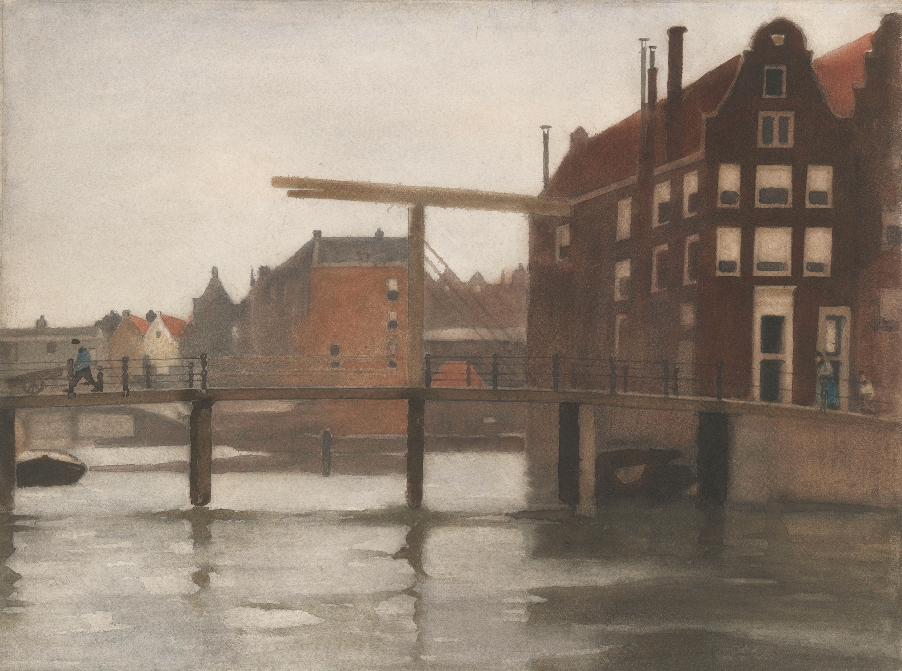 Gezicht op Uilenburg te Amsterdam, by Willem Witsen, public domain