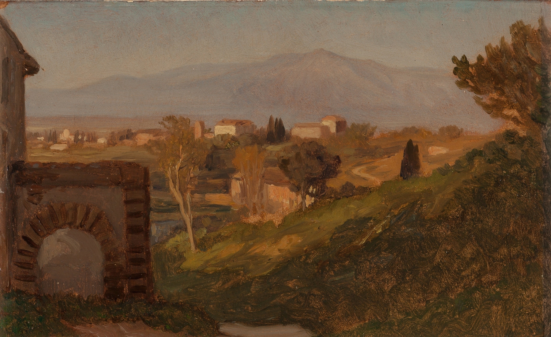 Roman Campagna, by Elihu Vedder, public domain