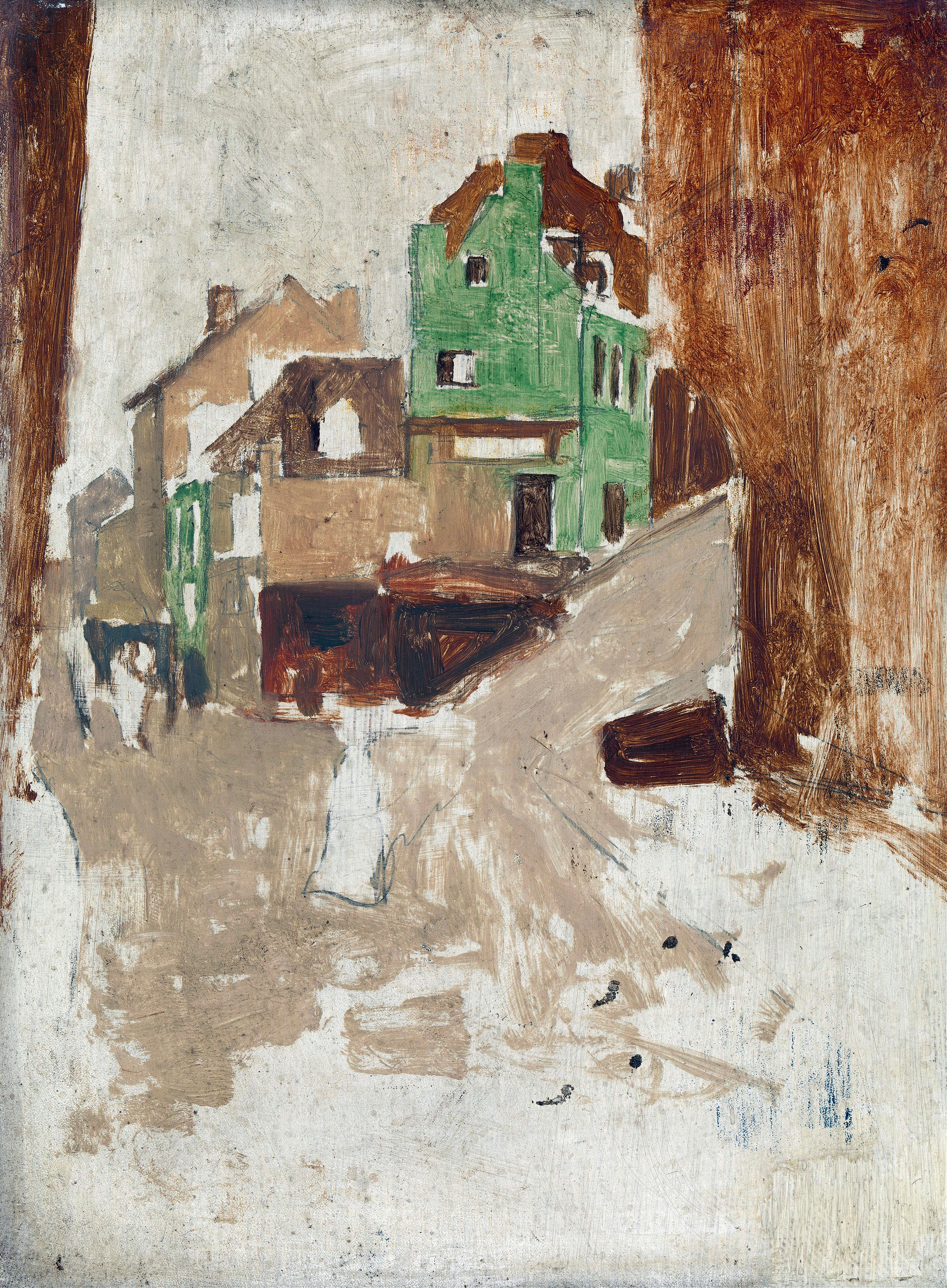 Street in Montmartre, Paris, by George Hendrik Breitner, public domain