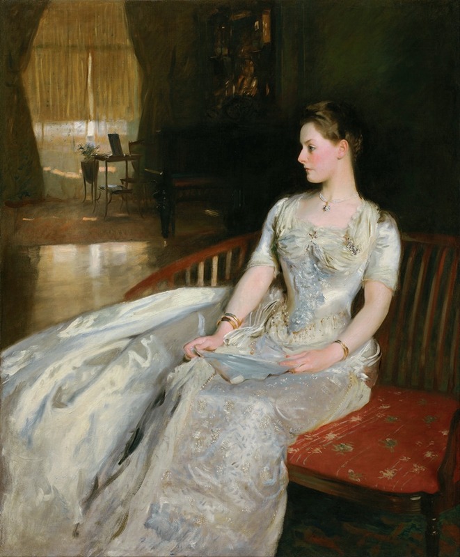 Portrait of Mrs. Cecil Wade by John Singer Sargent.