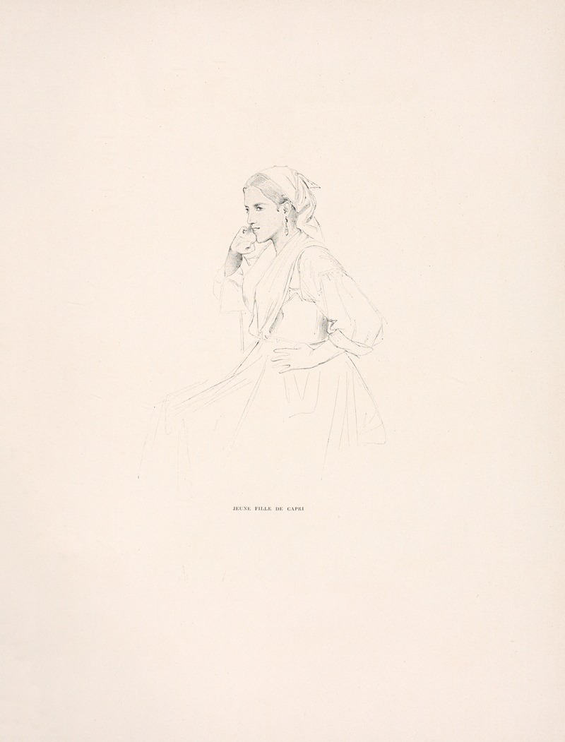 Jeune fille de Capri by William Bouguereau