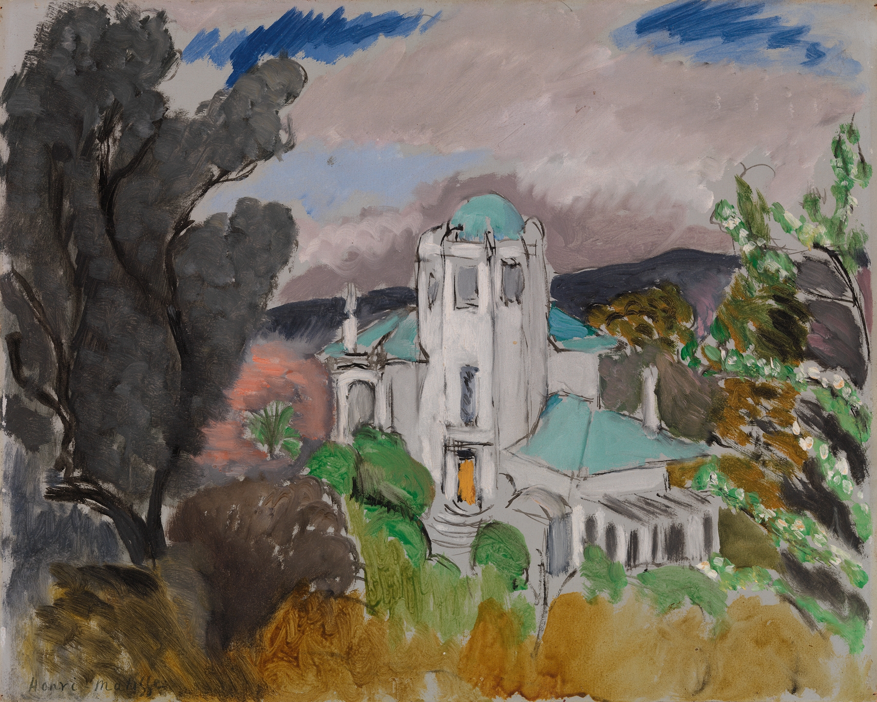 Blue Villa, by Henri Matisse, public domain