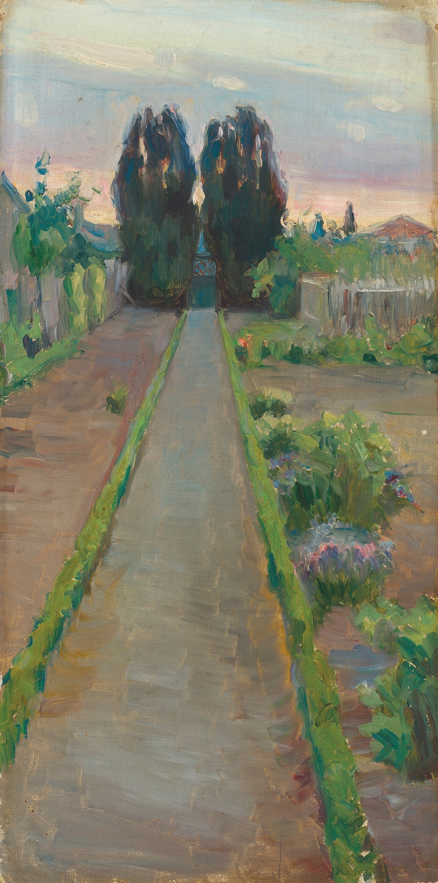 Allée, by Maria Yakunchikova, public domain