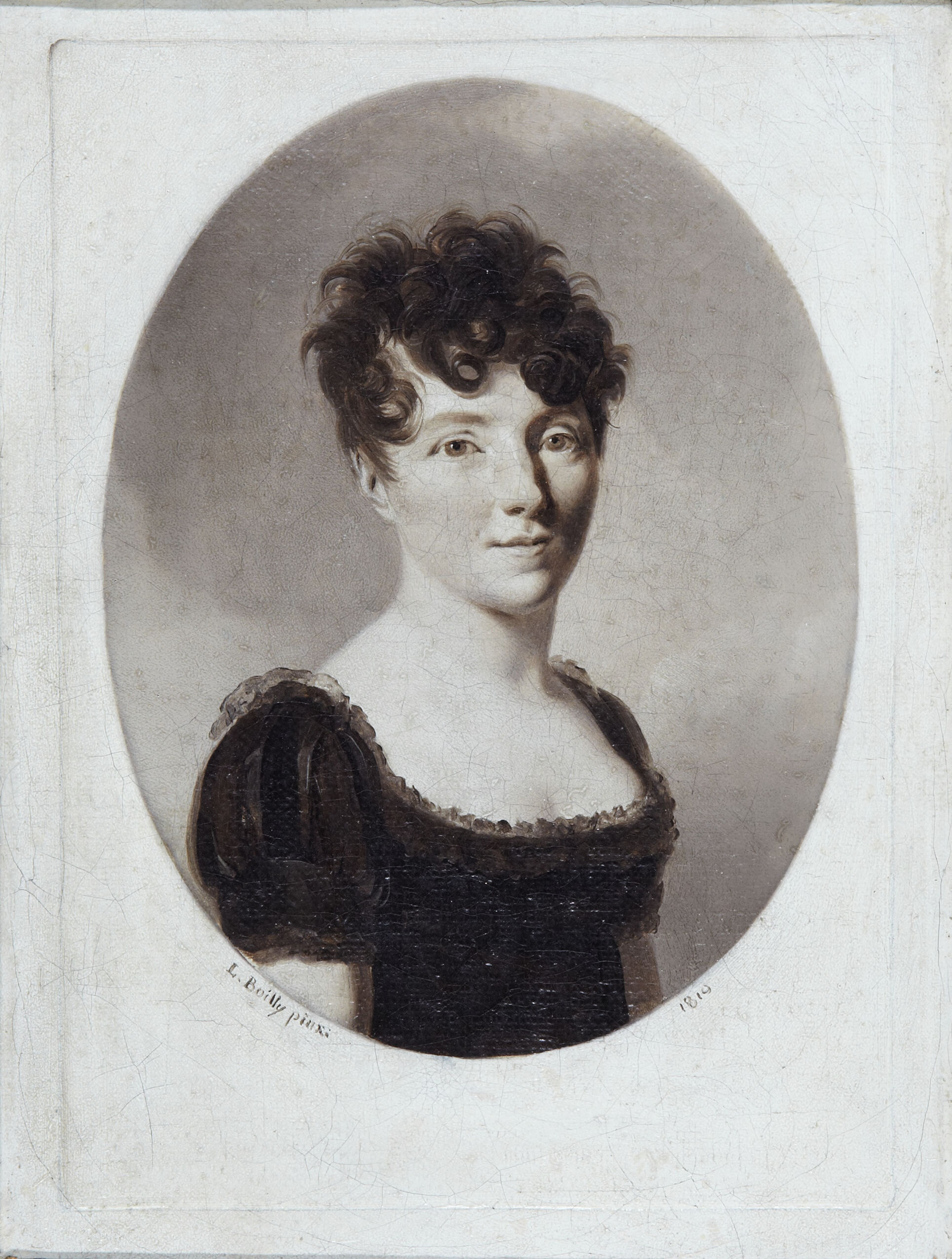 Portrait of Alexandrine-Sophie de Bawr, oil on canvas by Louis-Léopold Boilly