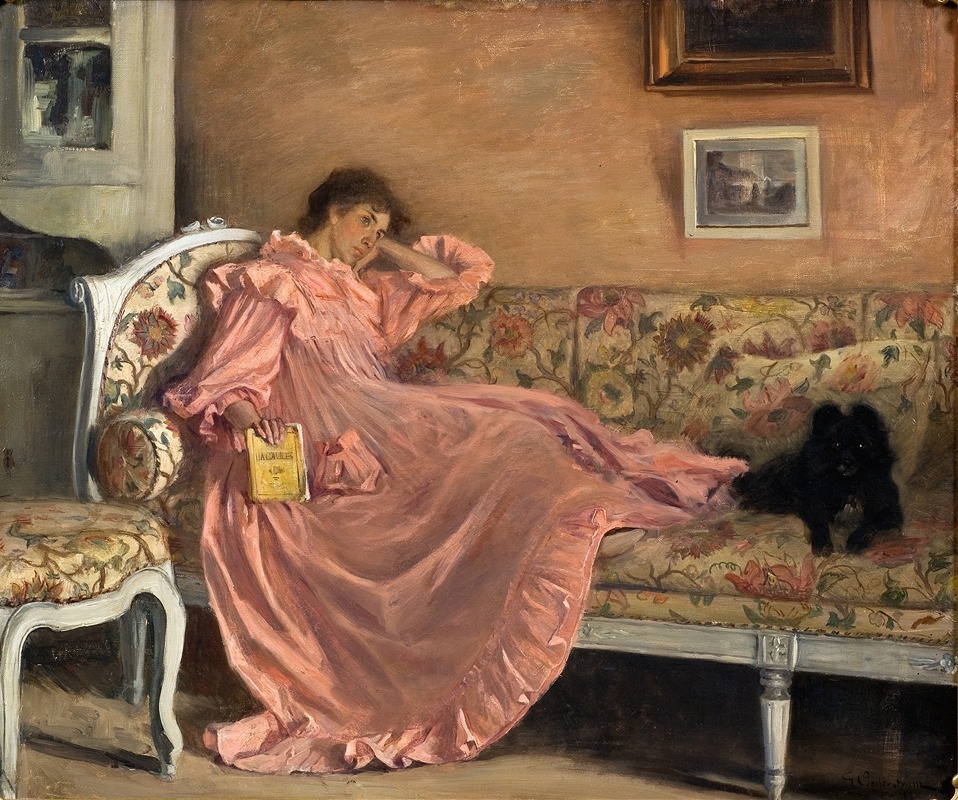 Carola Sitting on the Sofa