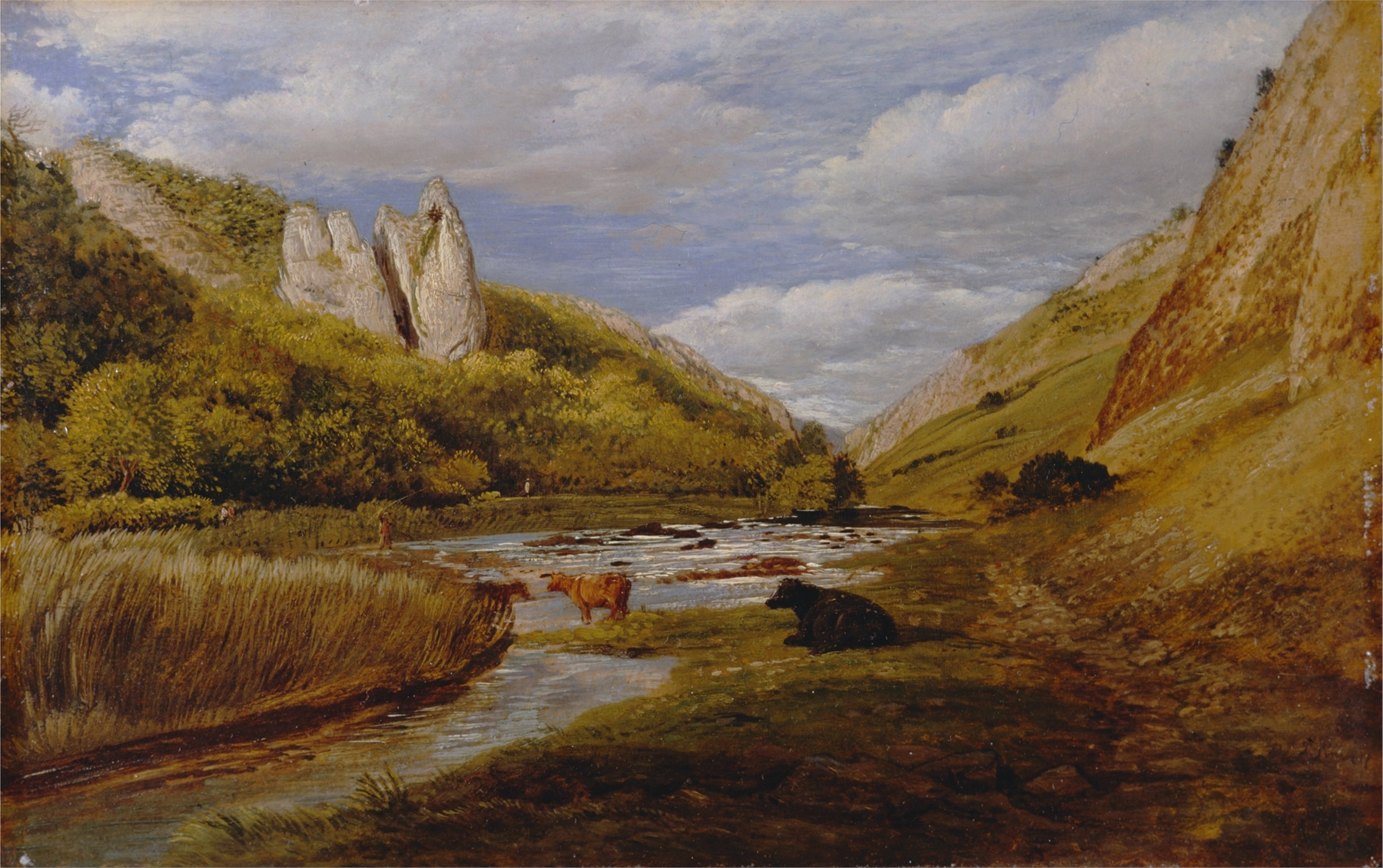 In Dovedale, by John Linnell, public domain