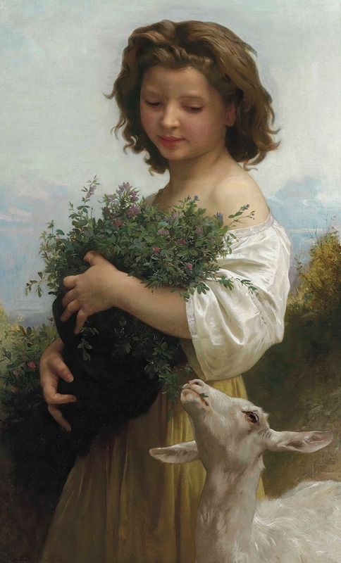 La petite Esméralda by William Bouguereau