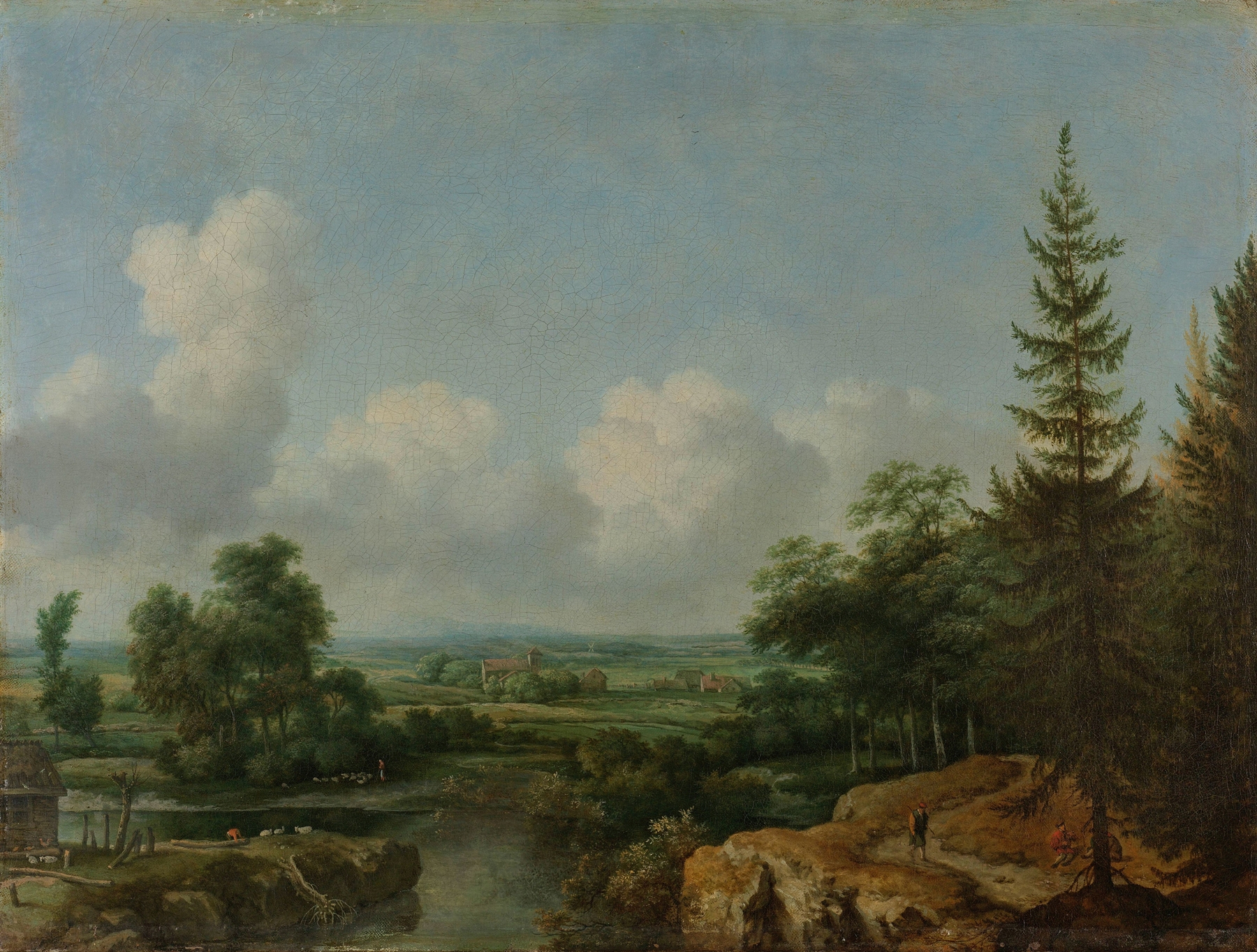 Swedish Landscape, by Allaert van Everdingen, public domain