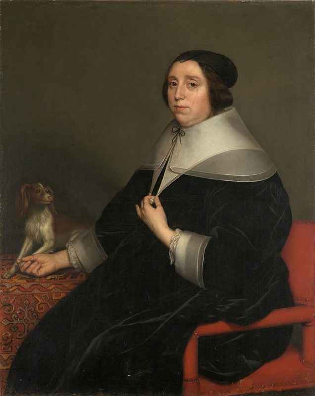 A captivating portrait of a woman by Gerard van Honthorst.