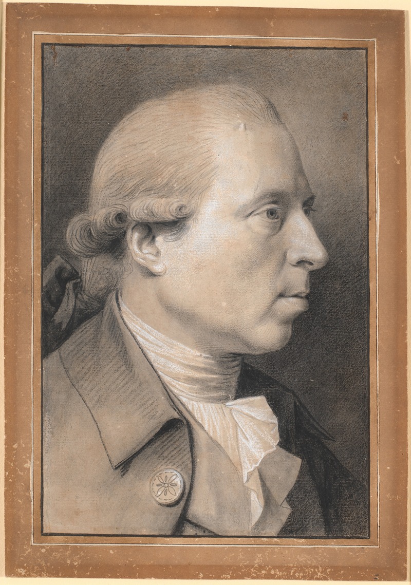 Portrait of the sculptor Nikolaj Dajon by Jens Juel.