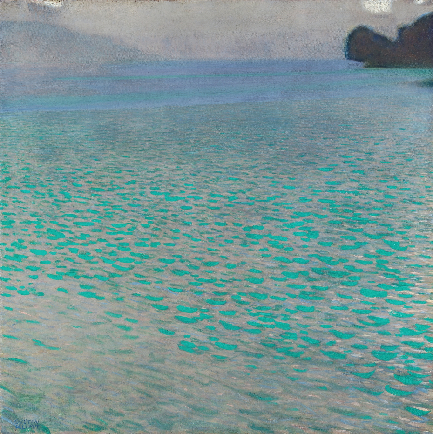 Attersee, by Gustav Klimt, public domain