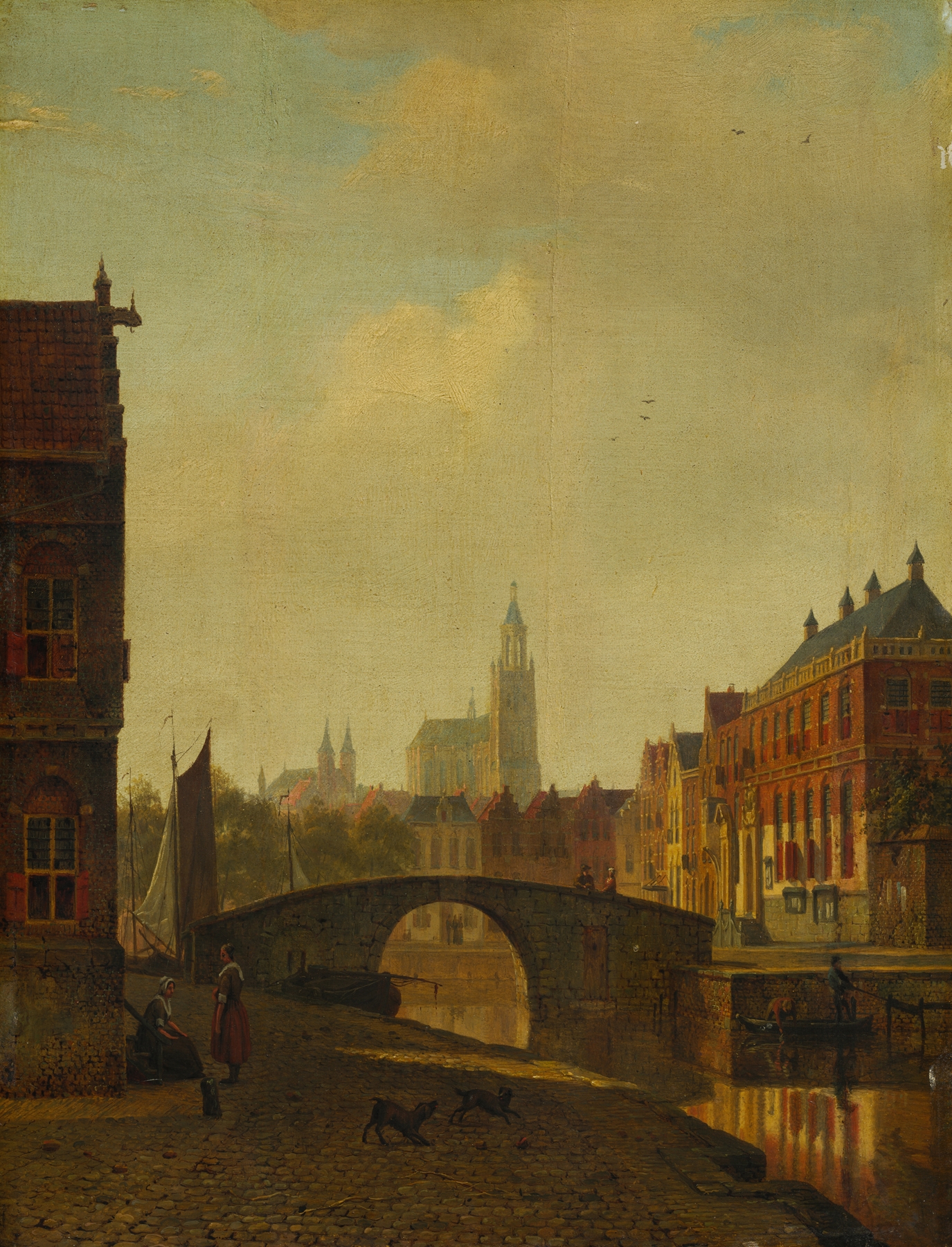 Imaginary View of Arnhem, by George Andries Roth, public domain