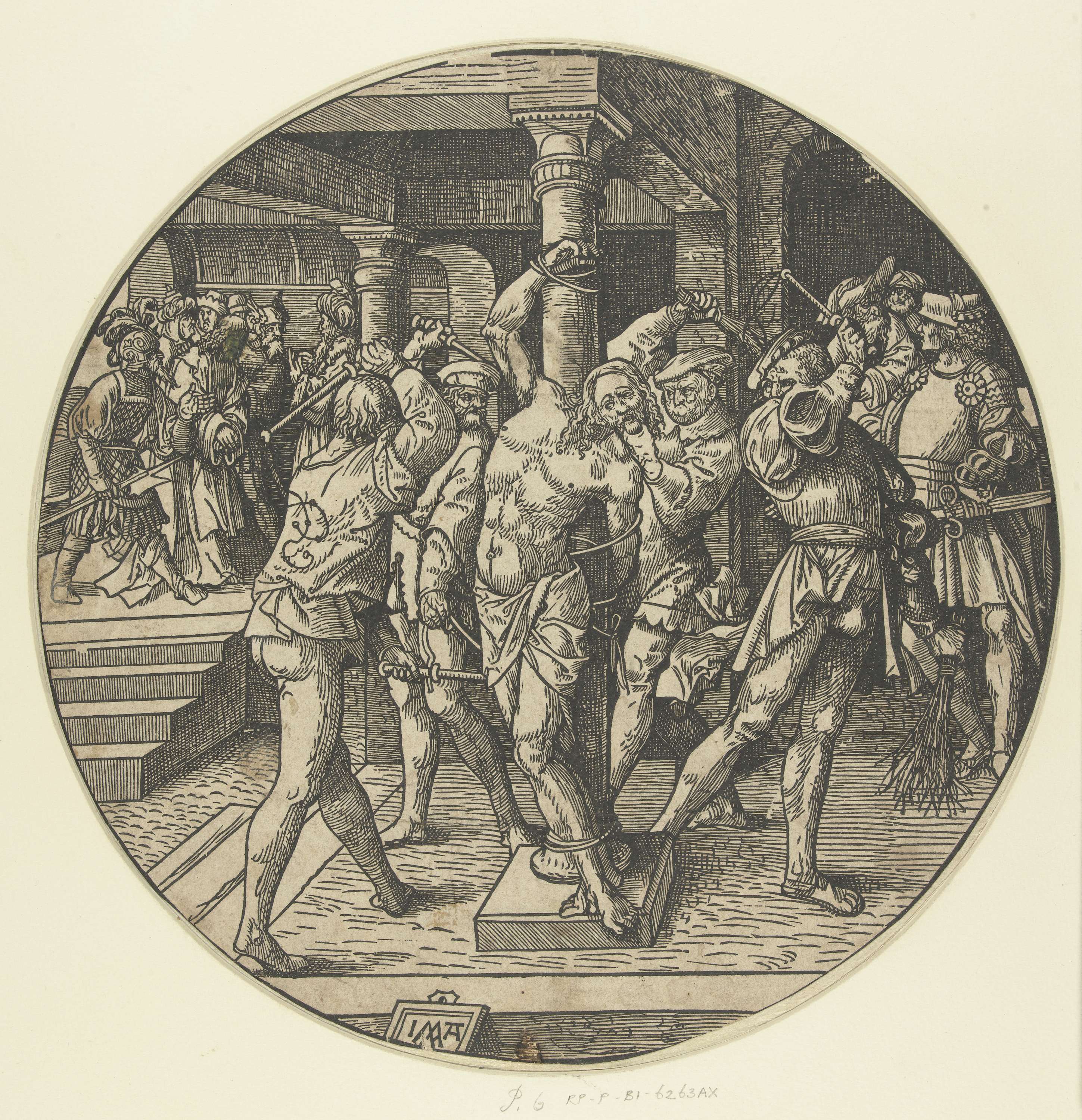 De geseling van Christus, by Jacob Cornelisz van Oostsanen, public domain