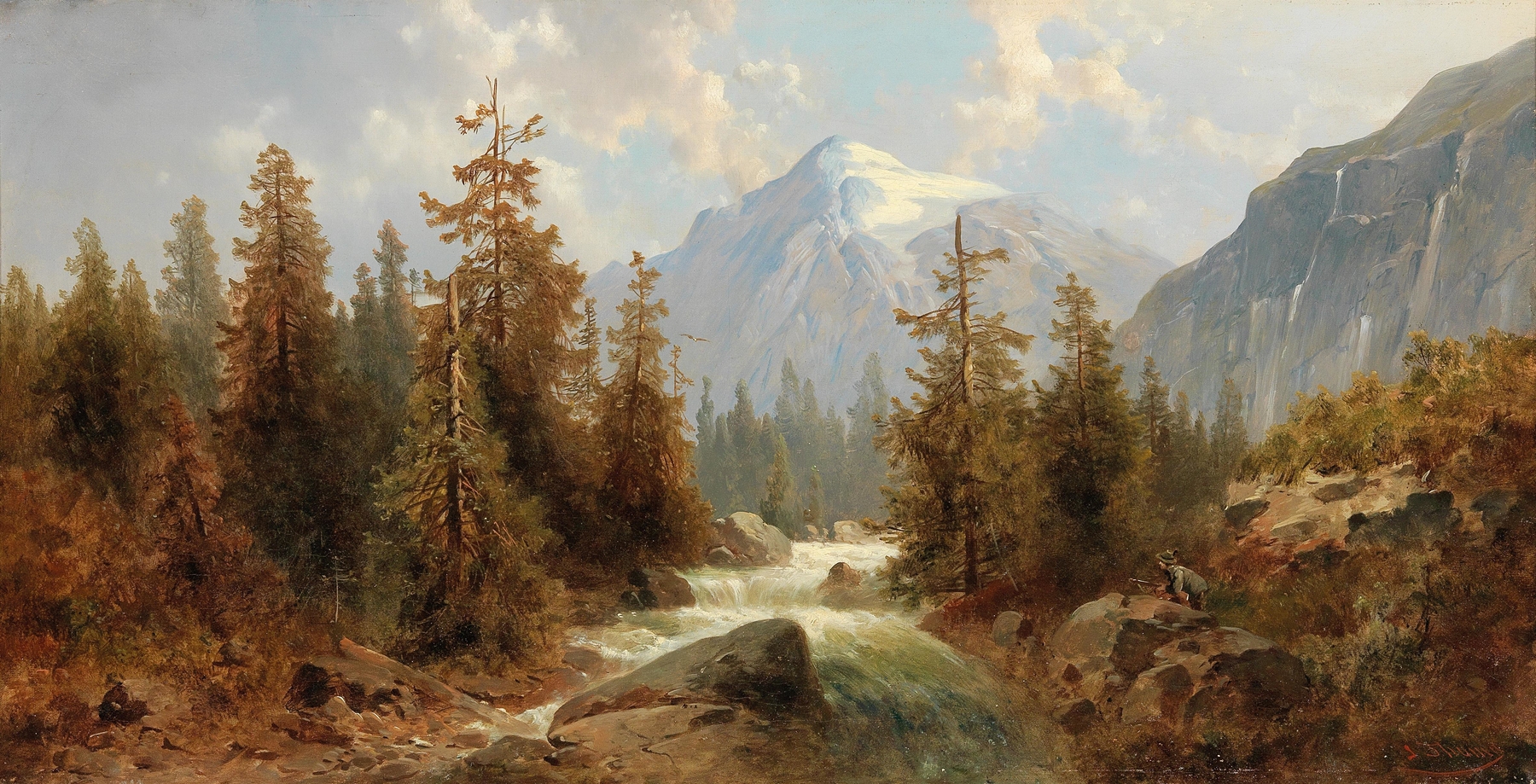 Scene of the Engadine, by Josef Thoma, public domain
