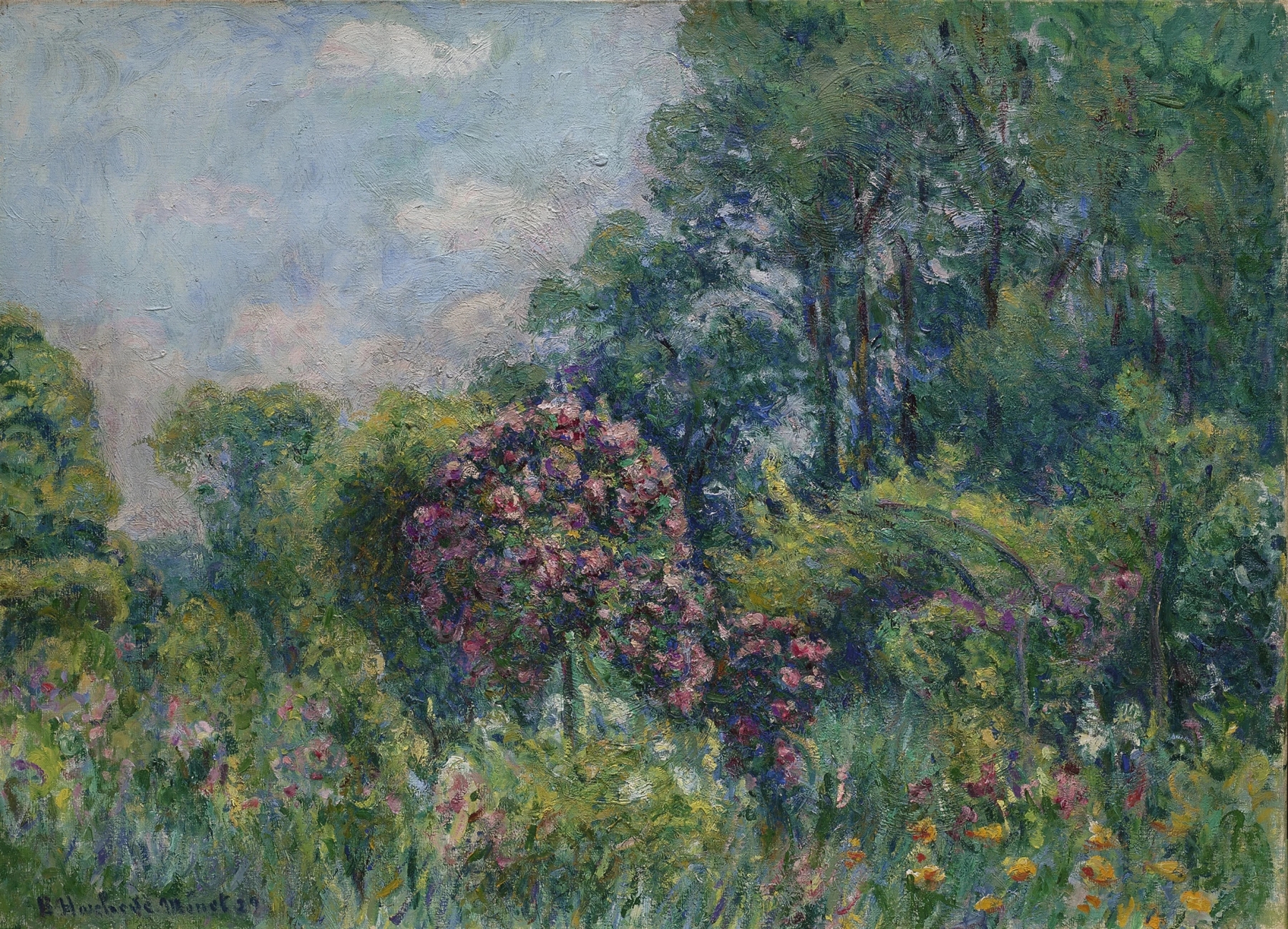 La Roseraie à Giverny (Maison de Monet), by Blanche Hoschedé-Monet, public domain