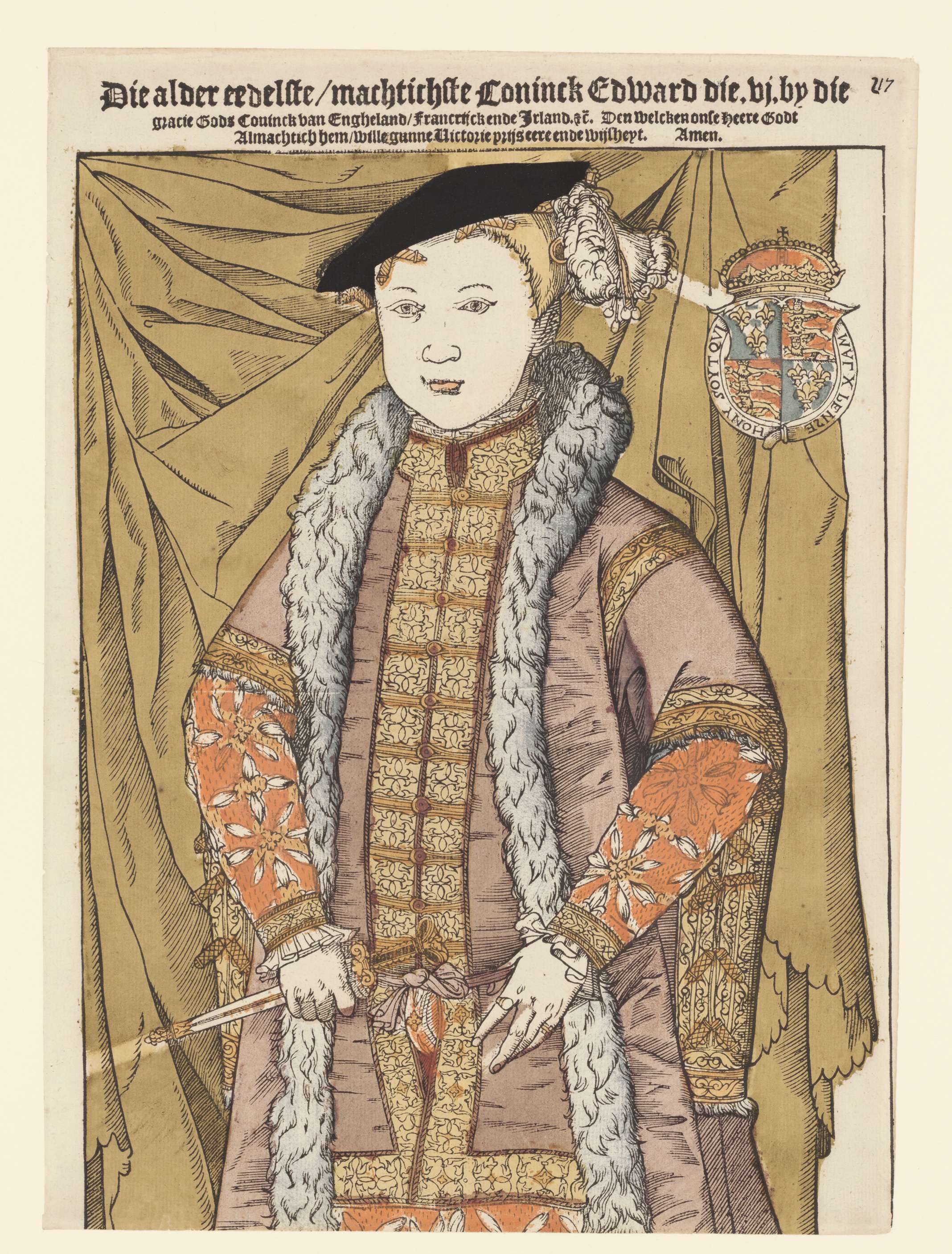 Portret van Edward VI van Engeland, by Cornelis Anthonisz., public domain