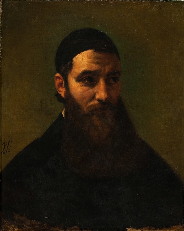 A detailed portrait of an Armenian priest by Horace Vernet.
