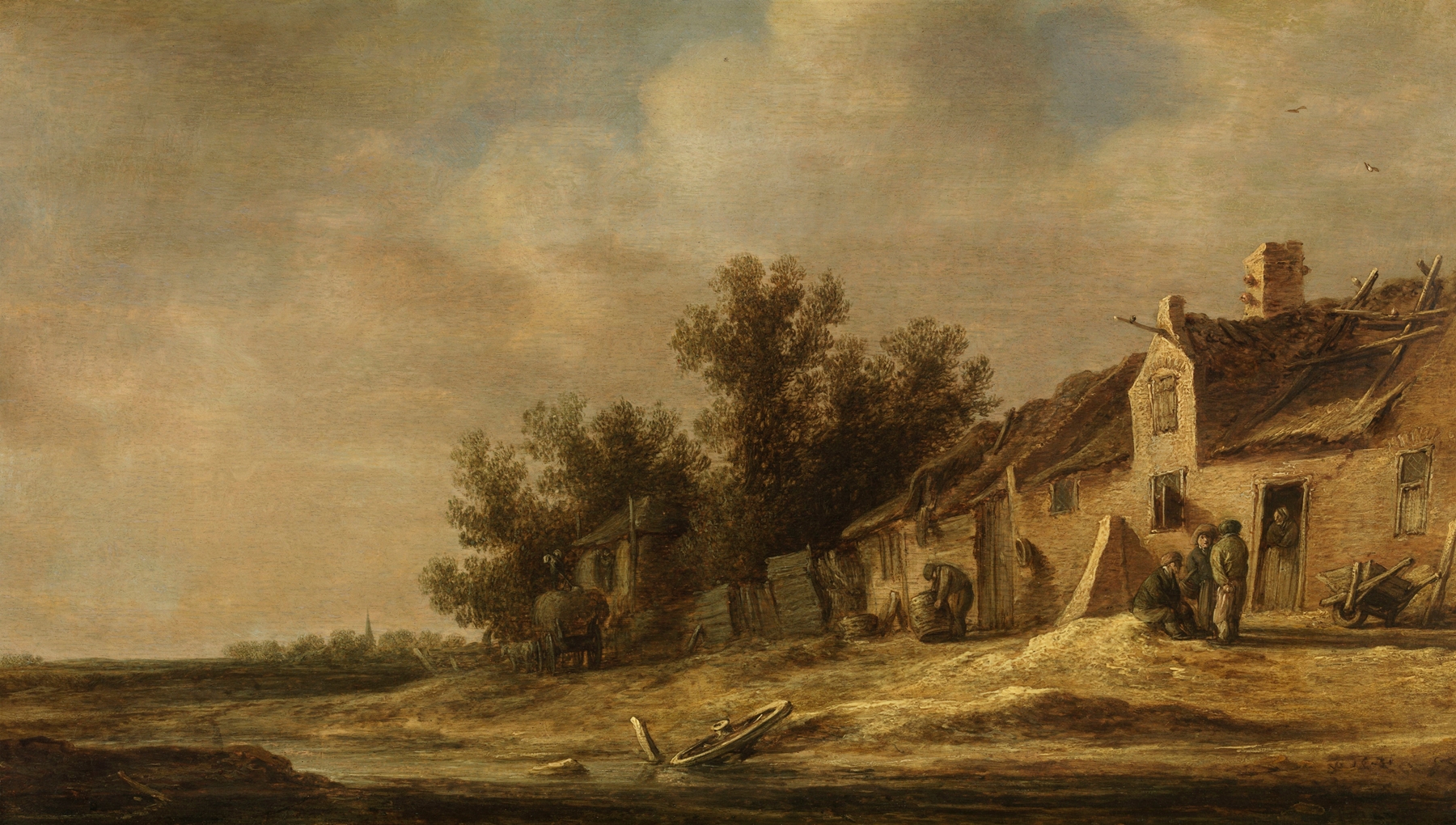 Landscape, by Jan van Goyen, public domain