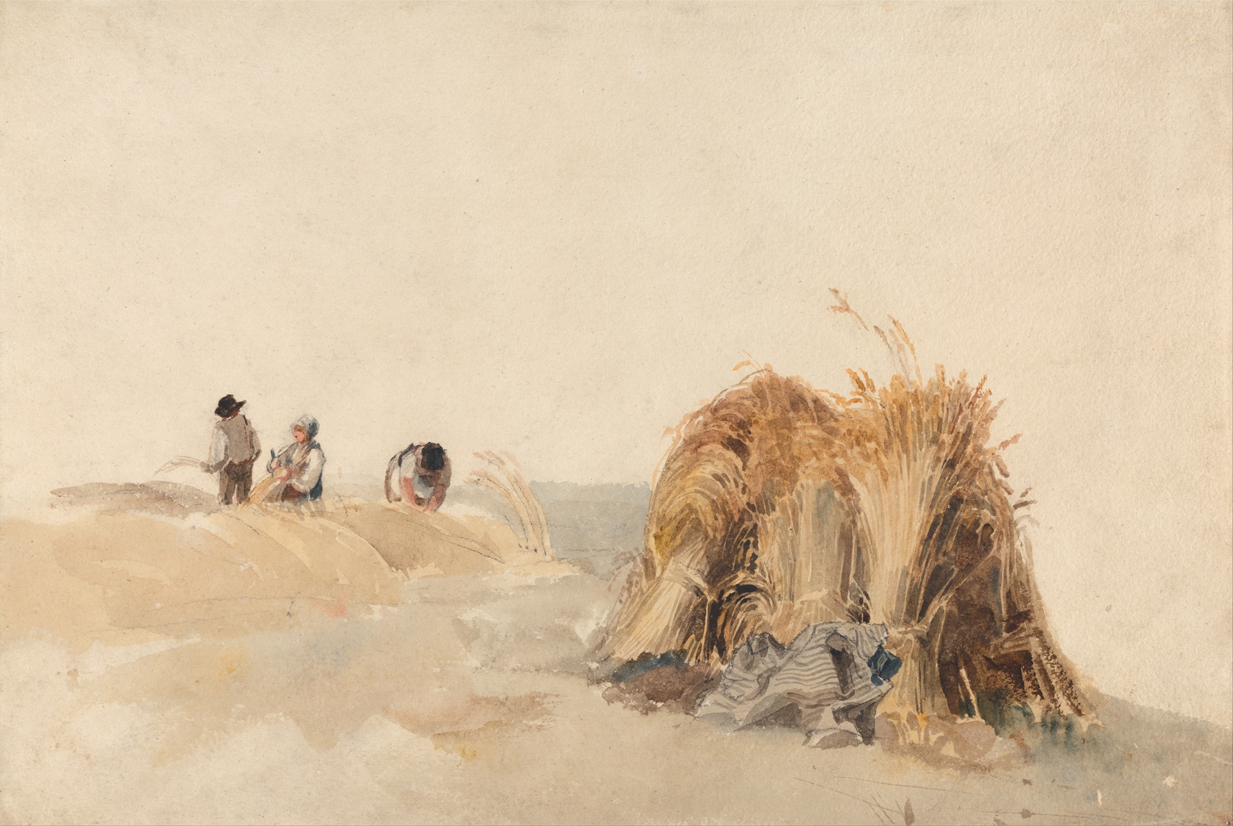 The Cornfield, by Peter DeWint, public domain